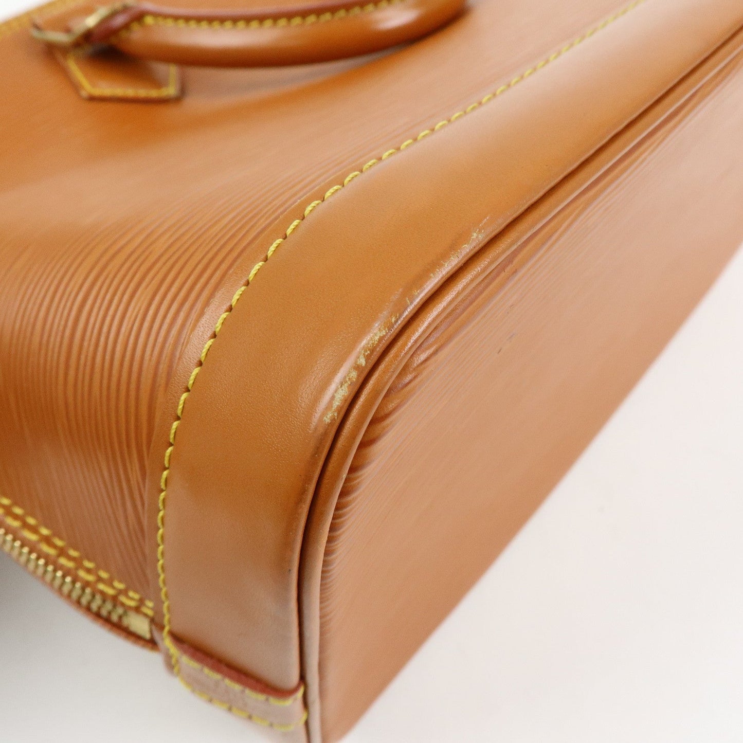 Louis Vuitton Epi Alma PM Lether Hand Bag Zipang Gold M52148【Pre-order】