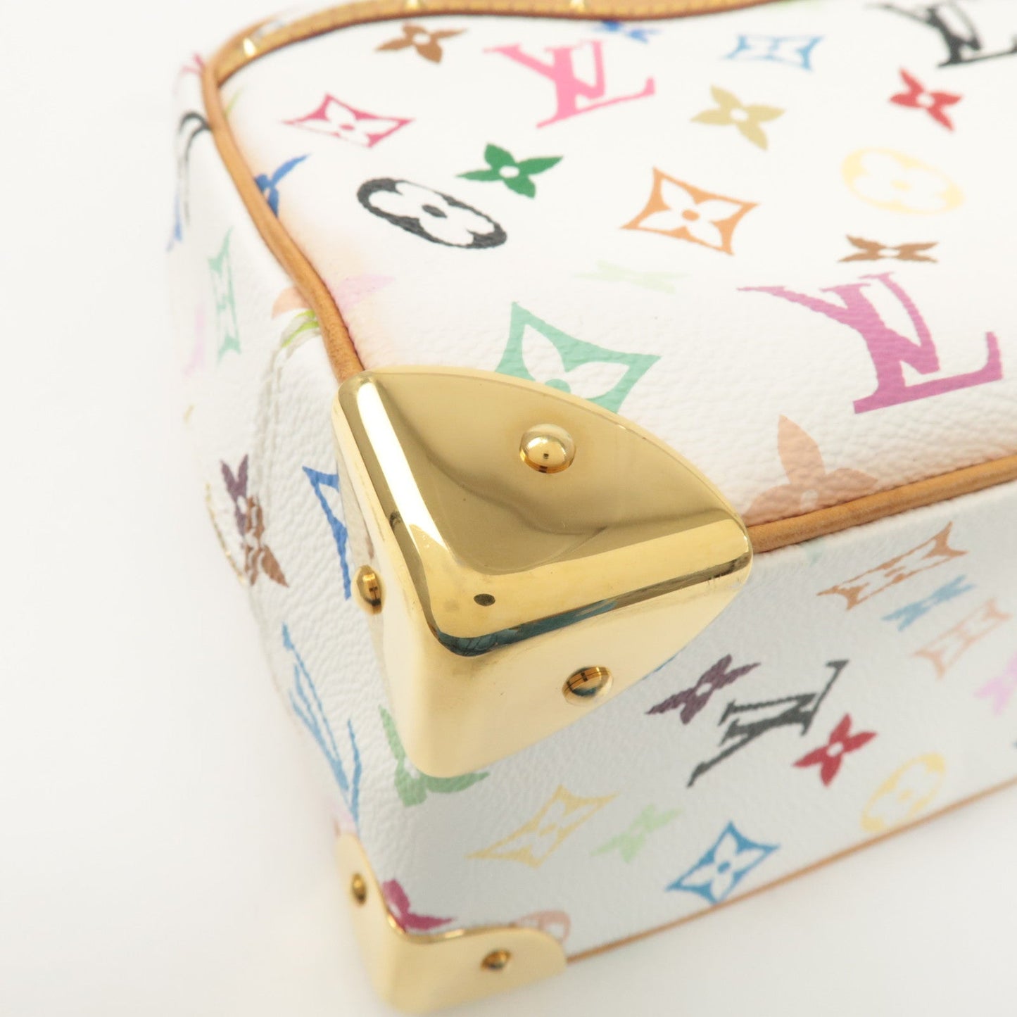 Louis Vuitton Monogram Multicolor Trouville Hand Bag Blanc M92663【Pre-order】