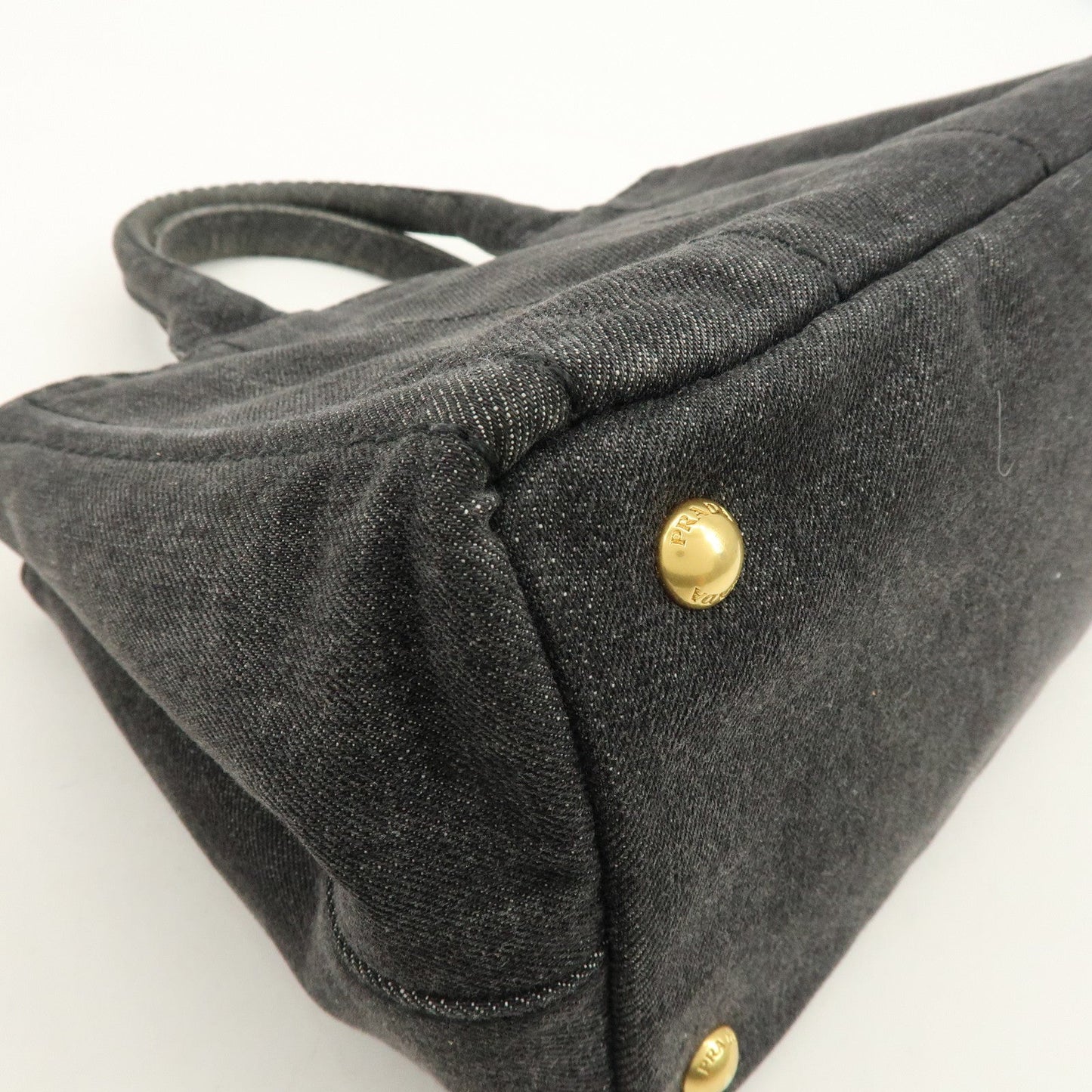 Prada Canapa Canvas 2Way Bag Hand Bag Shoulder Bag Black【Pre-order】