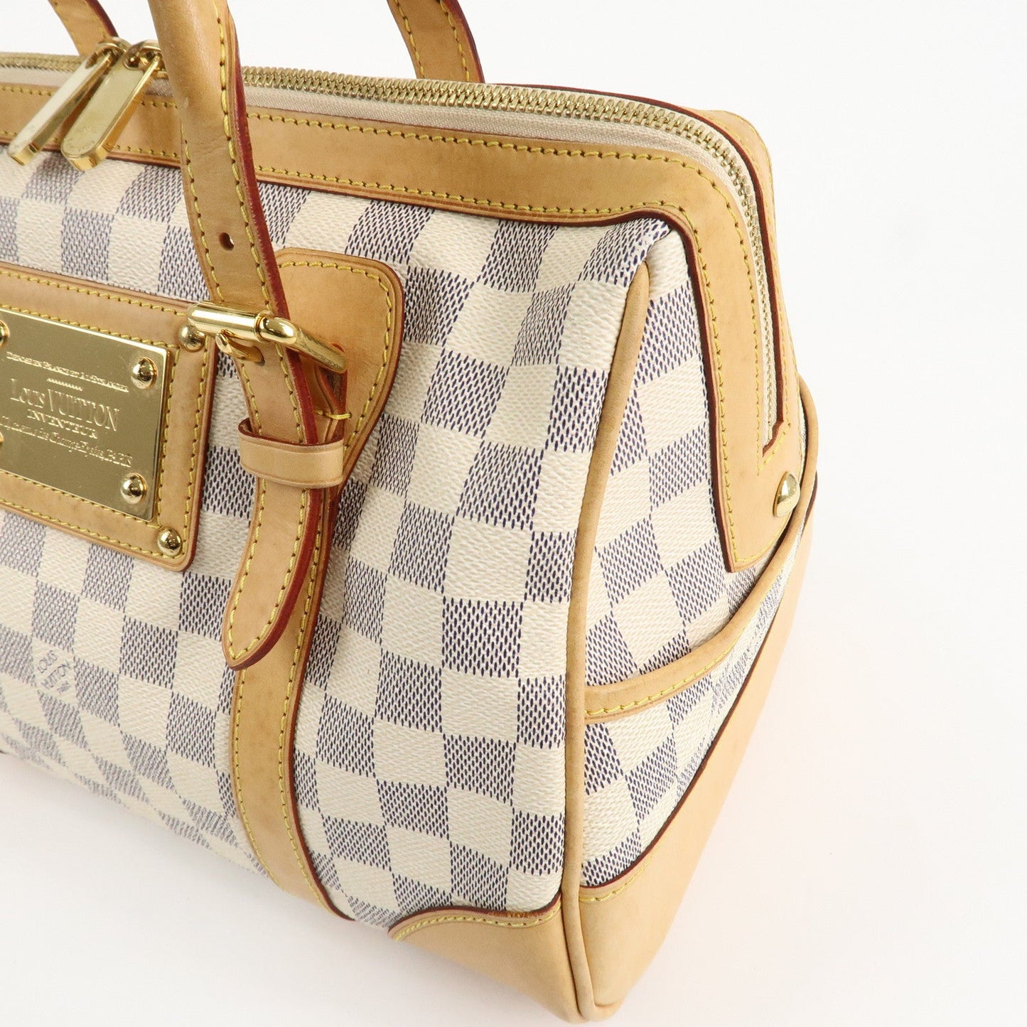 Louis Vuitton Damier Azur Leather Canvas Berkeley Hand Bag N52001【Pre-order】