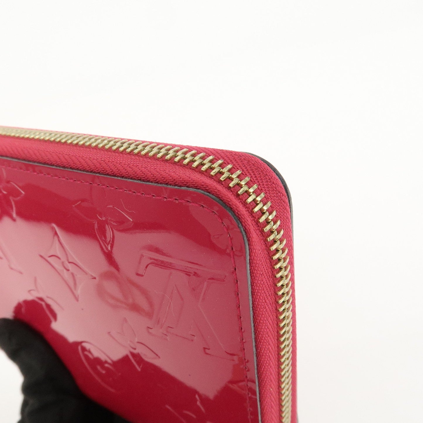 Louis Vuitton Monogram Vernis Round Zippy Wallet Rose Indien M91597【Pre-order】
