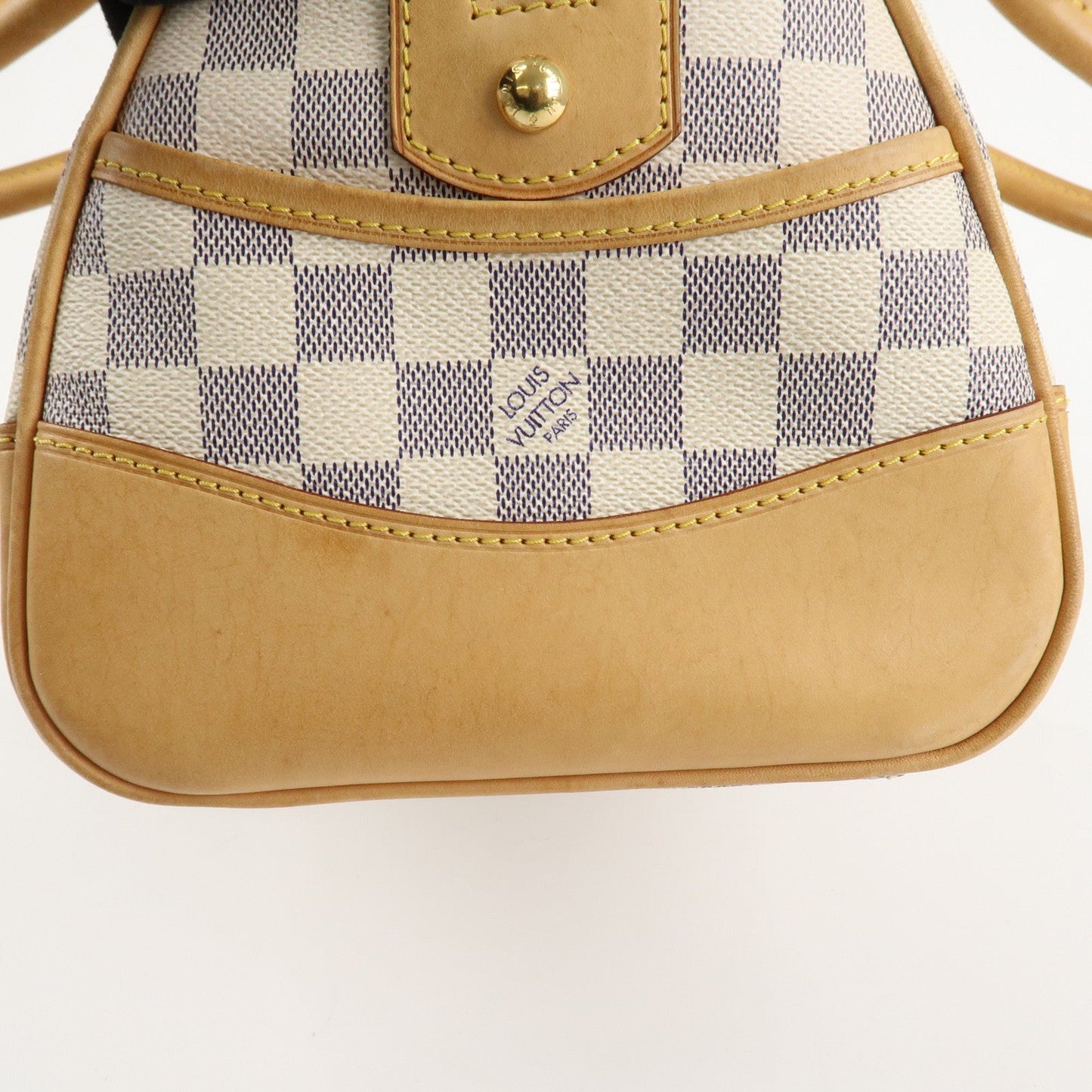 Louis Vuitton Damier Azur Leather Canvas Berkeley Hand Bag N52001【Pre-order】