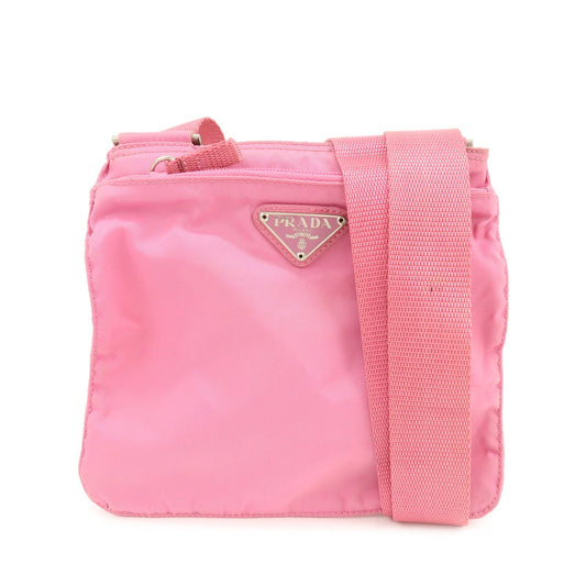 Prada Triangle Logo Nylon Shoulder Bag Crossbody Bag Pink【Pre-order】