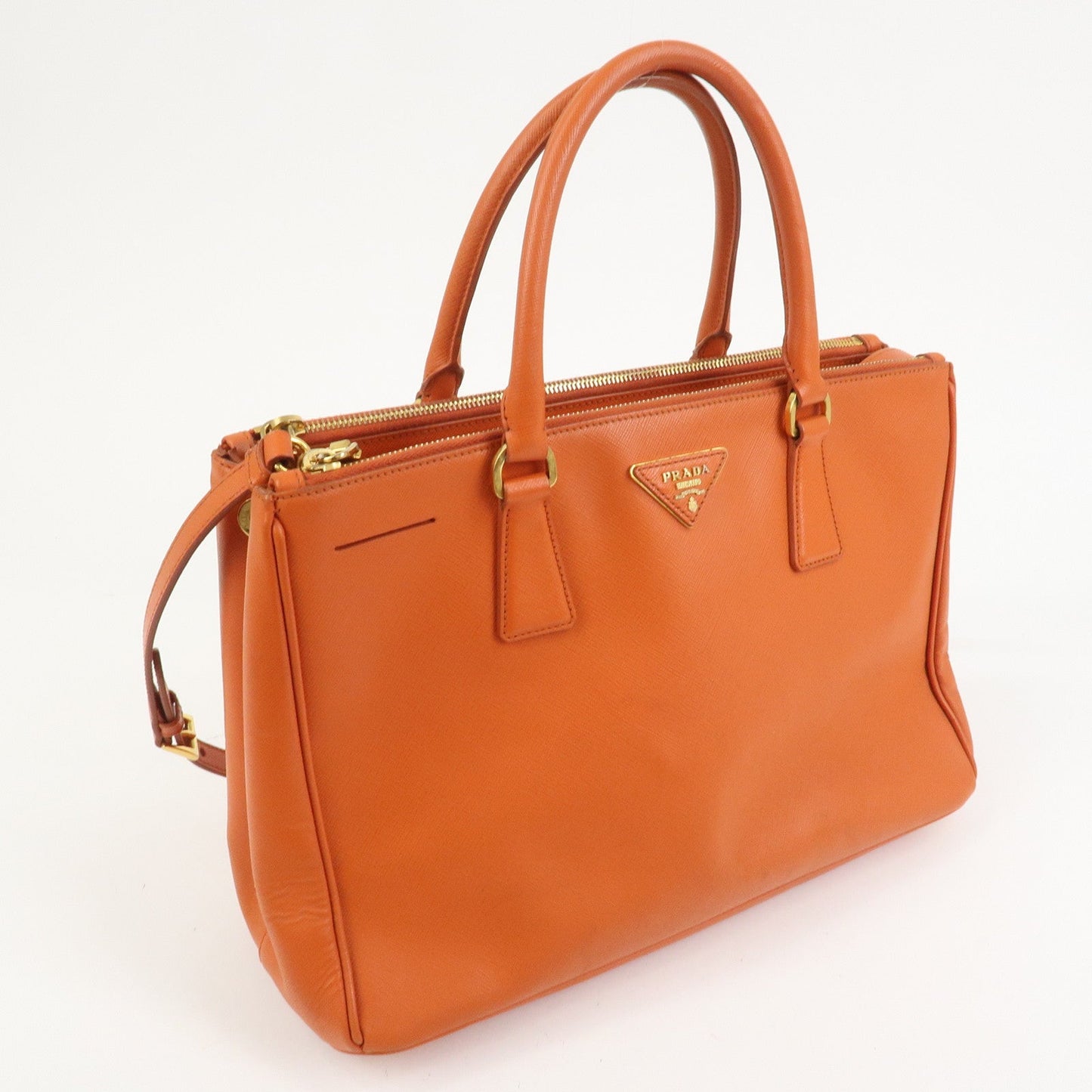 Prada Galleria Saffiano Leather 2Way Bag Orange 1BA274【Pre-order】