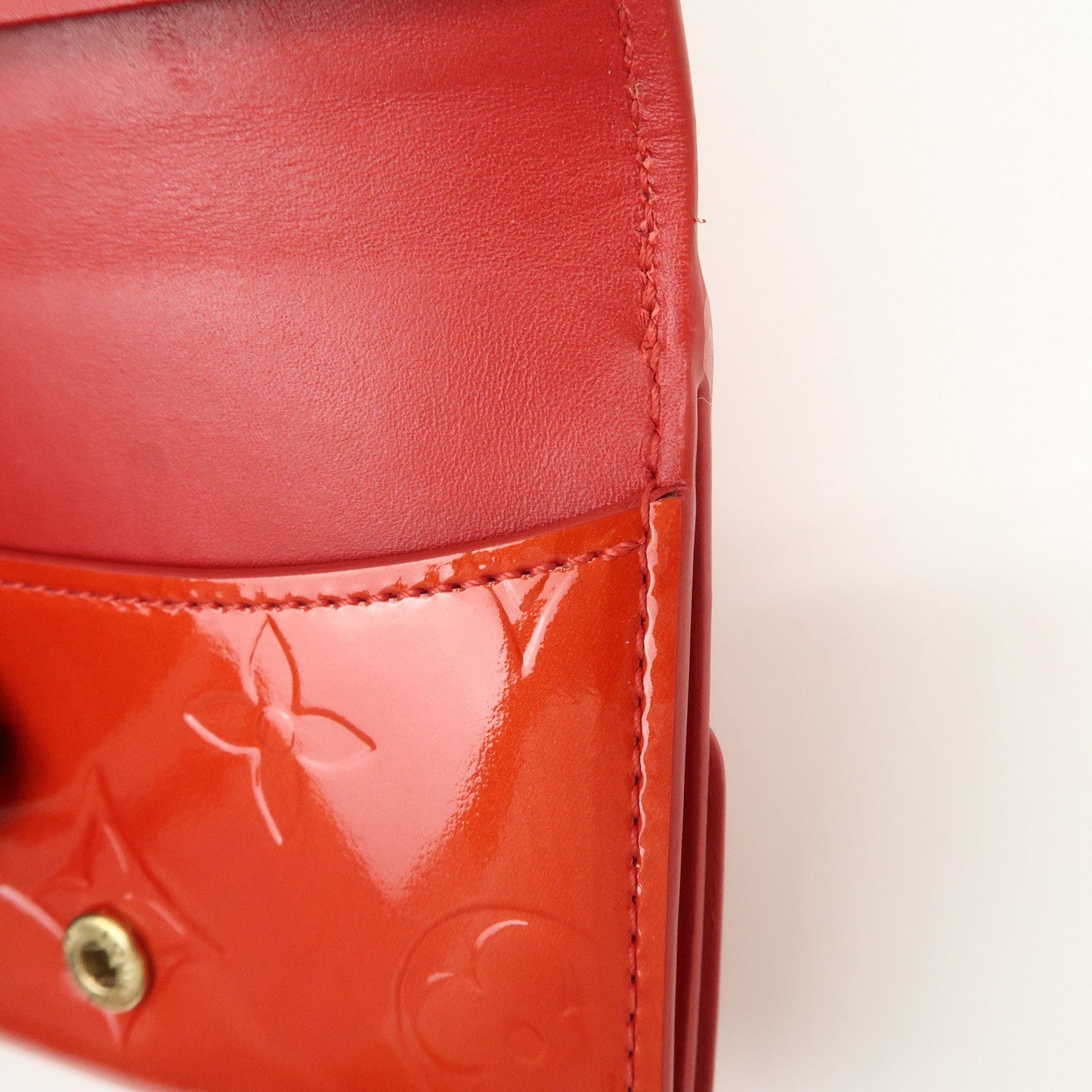 Louis Vuitton Monogram Vernis Ludlow Bi-fold Wallet Rouge M91090【Pre-order】