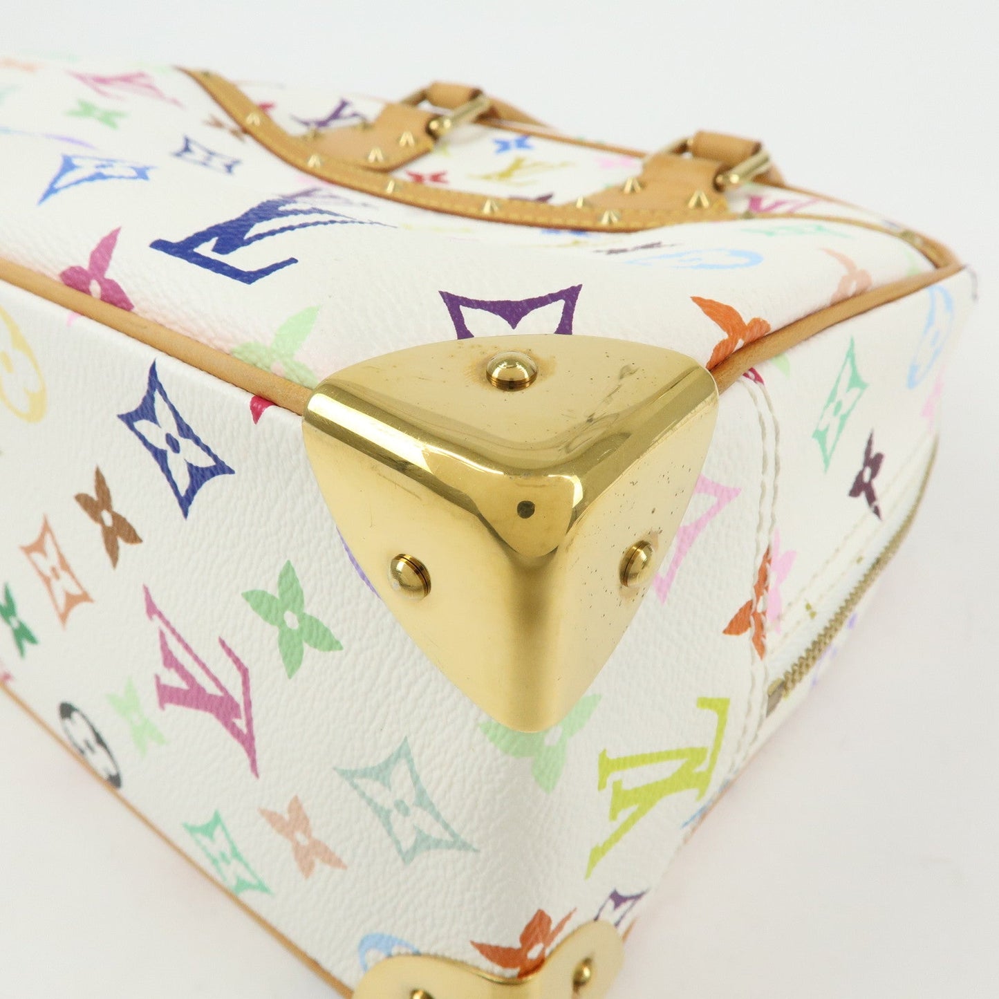 Louis Vuitton Monogram Multicolor Trouville Hand Bag Blanc M92663【Pre-order】
