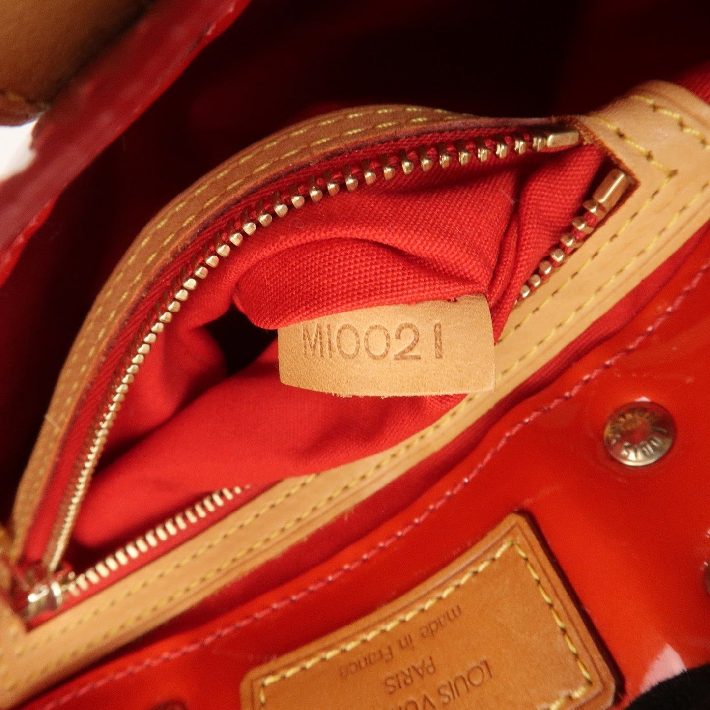 Louis Vuitton Monogram Vernis Lead PM Hand Bag Rouge M91088【Pre-order】