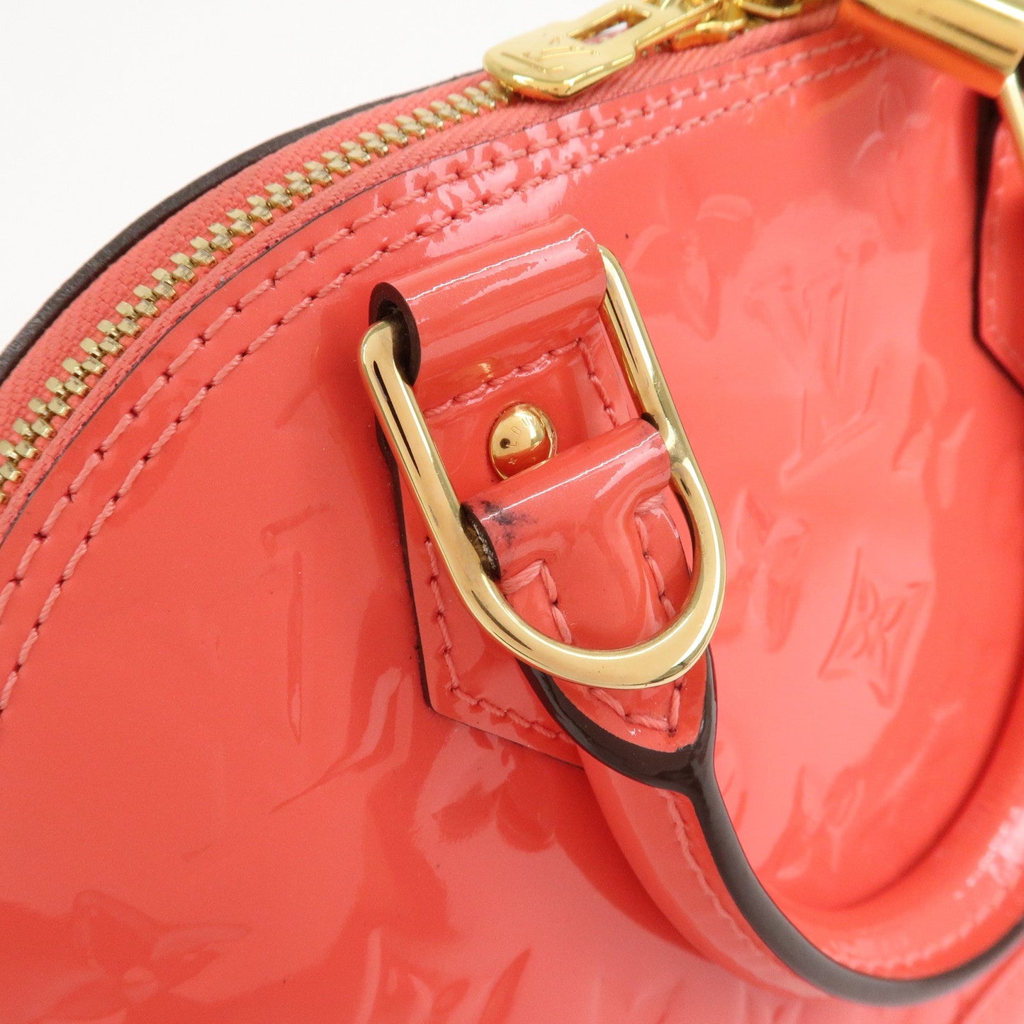 Louis Vuitton Monogram Vernis Alma BB 2Way Bag Hand Bag Rose Rich M90259【Pre-order】