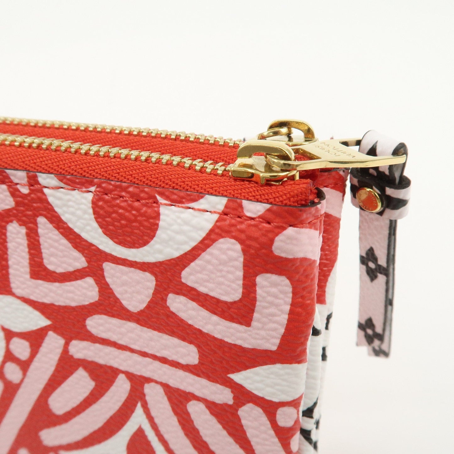 Louis Vuitton Monogram LV Crafty Pochette Double Zip Bag Red M69488【Pre-order】