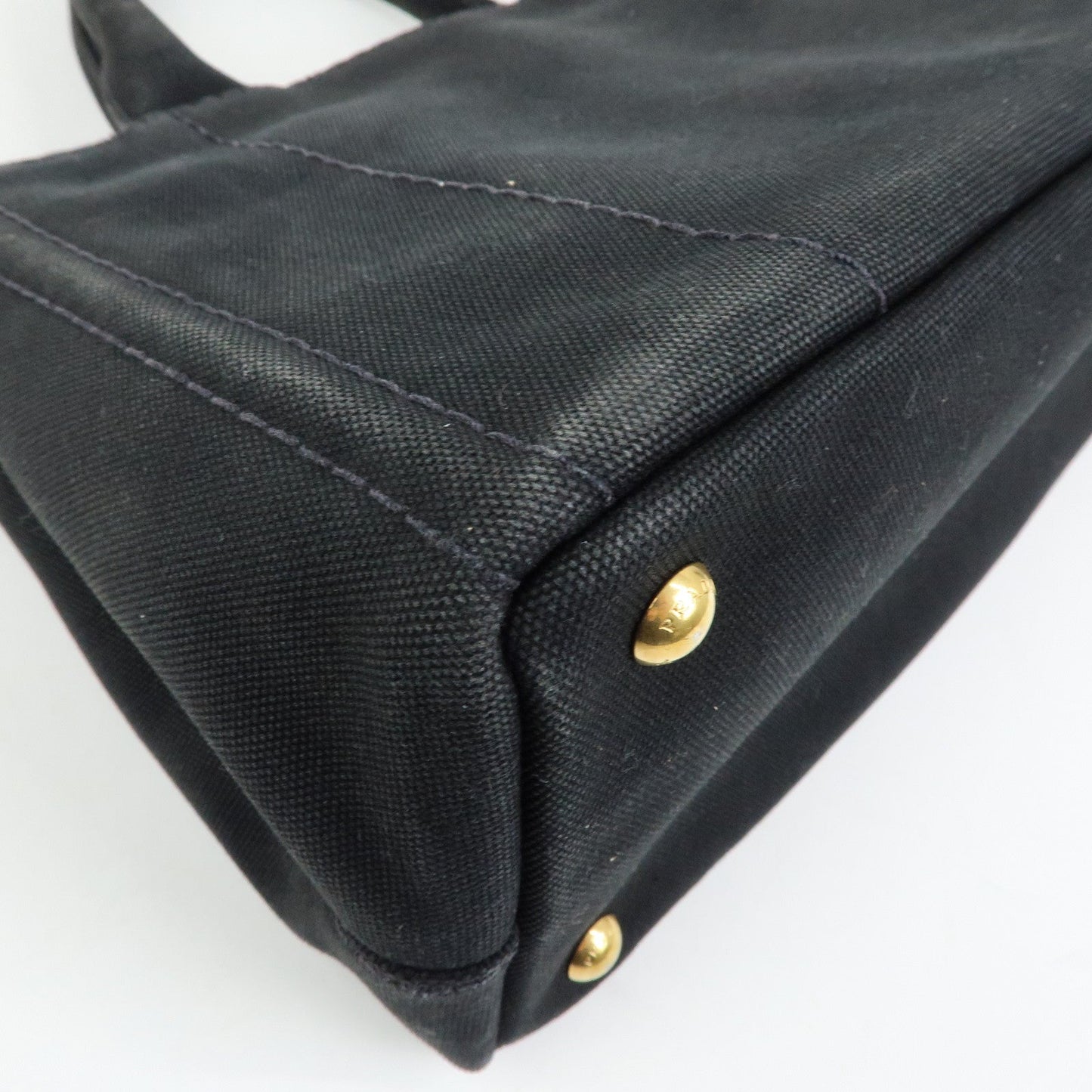 Prada Triangle Logo Canapa Mini Canvas 2Way Bag Hand Bag 1BG439【Pre-order】