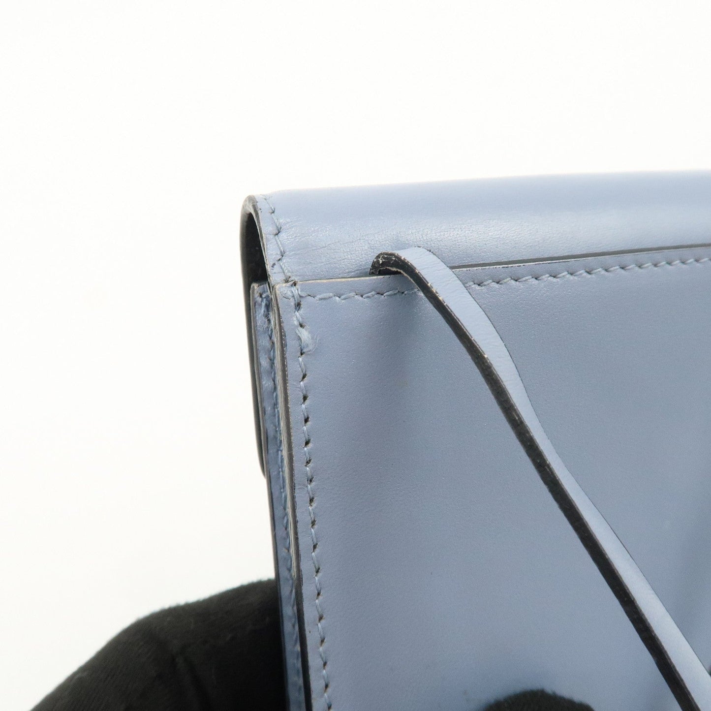 Prada Logo Leather Shoulder Bag Crossbody Bag Light Blue【Pre-order】