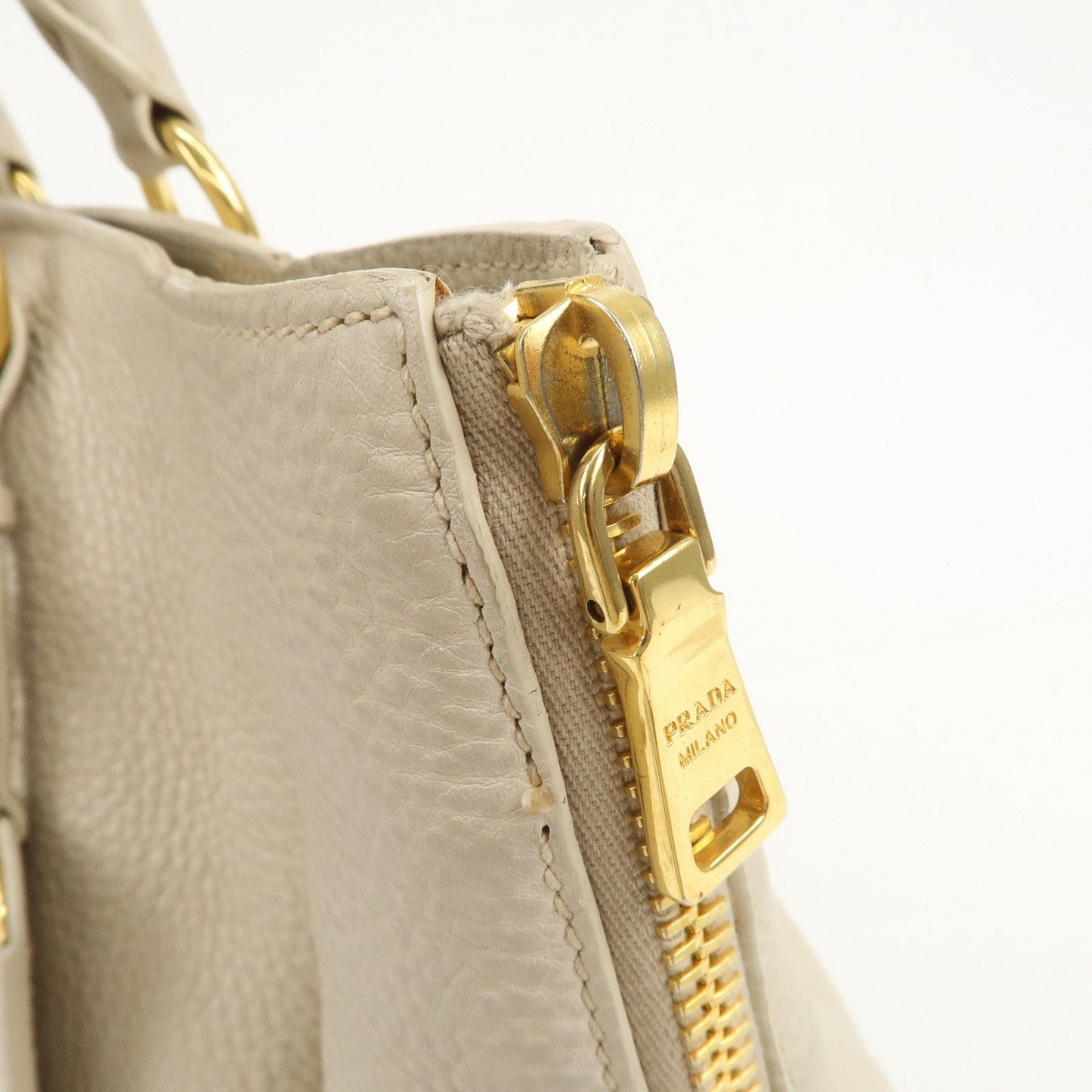 Prada Logo 2Way Bag Hand Bag Shoulder Bag Ivory【Pre-order】