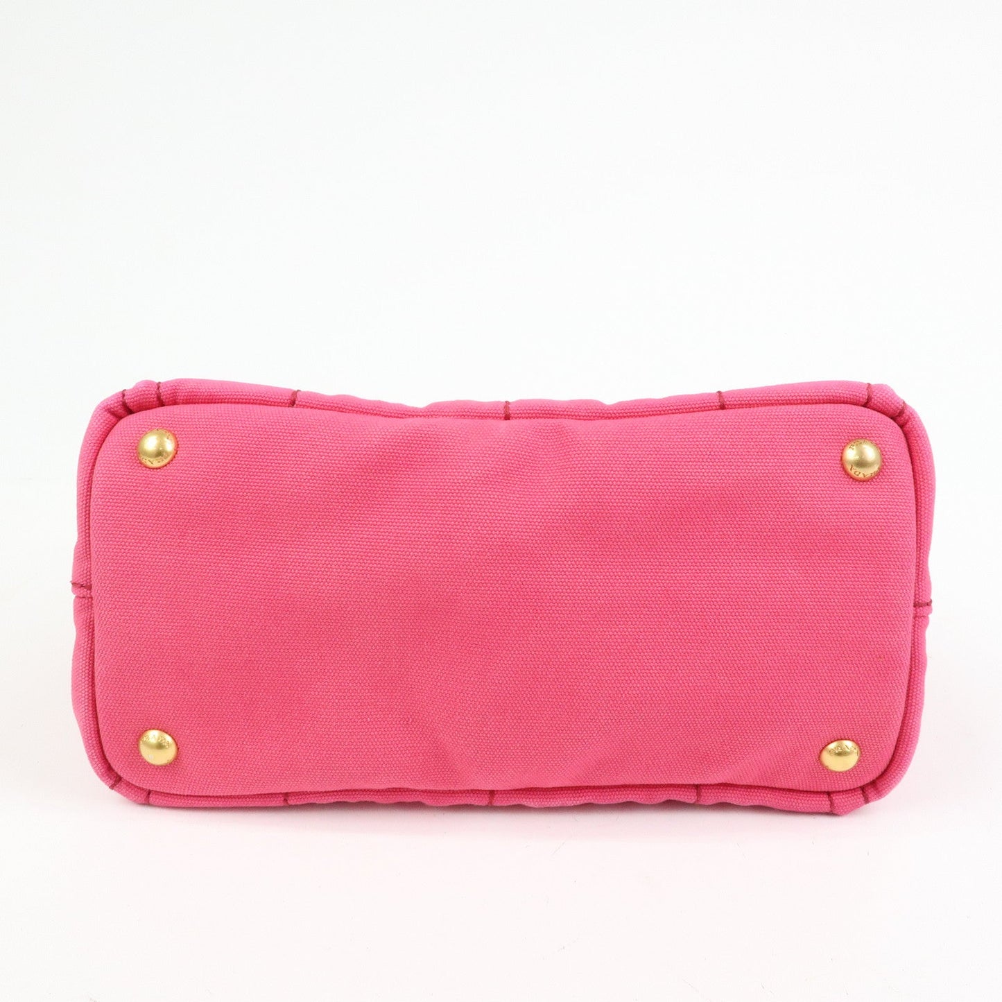 Prada Triangle Logo Canapa Mini 2Way Hand Shoulder Bag Pink B2439G【Pre-order】
