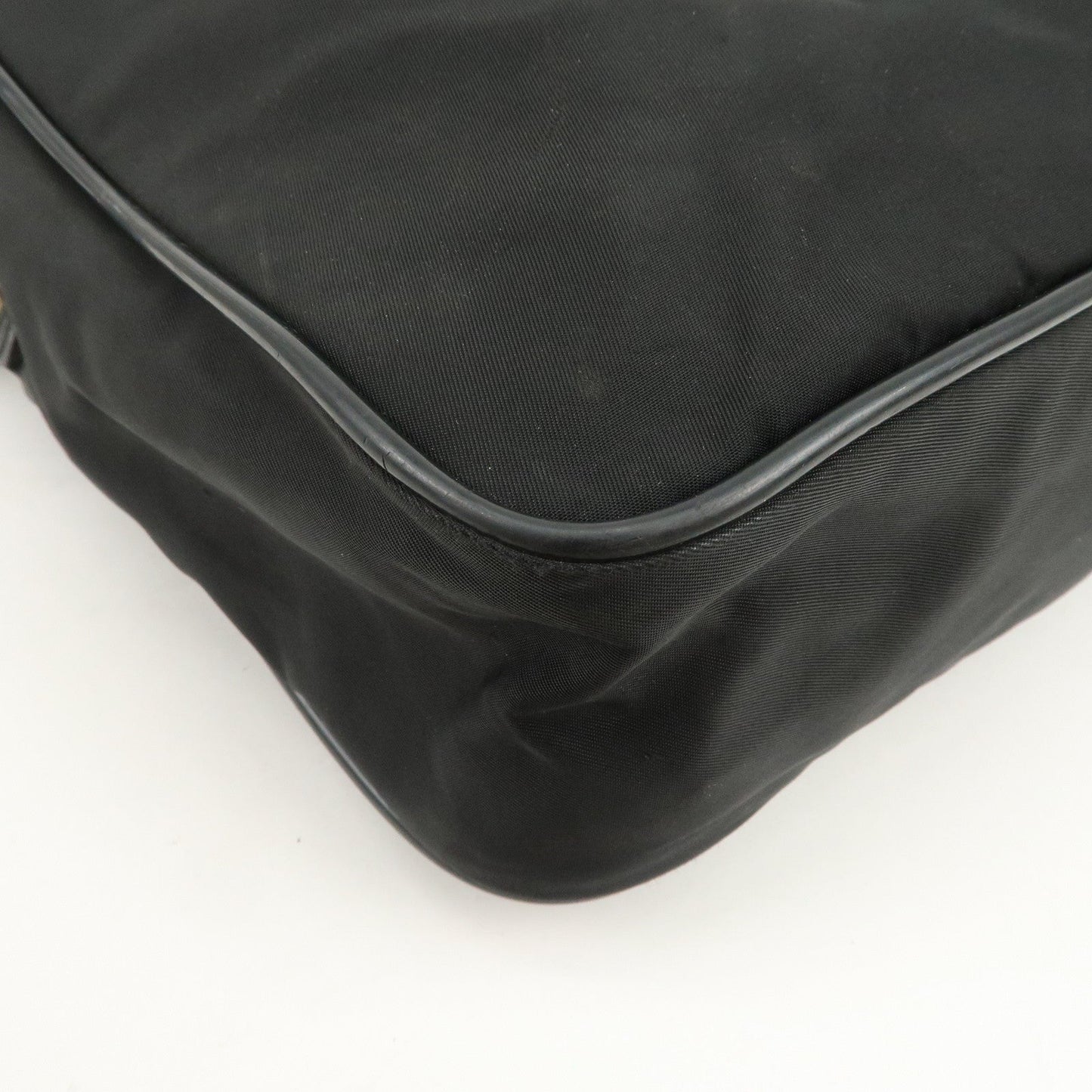 Prada Logo Nylon Leather Shoulder Bag Crossbody Bag Black BT0421【Pre-order】