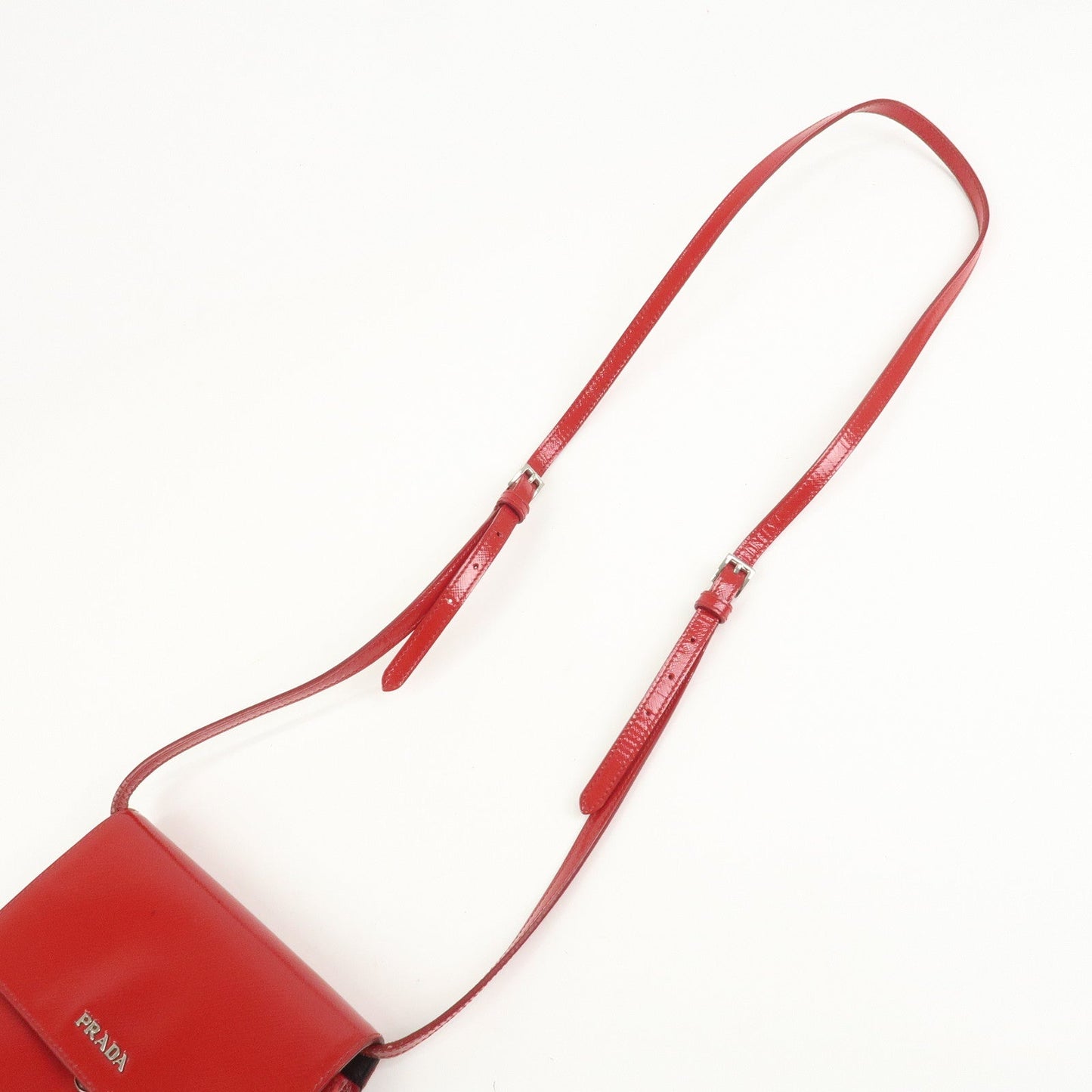 Prada Saffiano Leather 2Way Mini Shoulder Bag Clutch Bag Red BT1031【Pre-order】