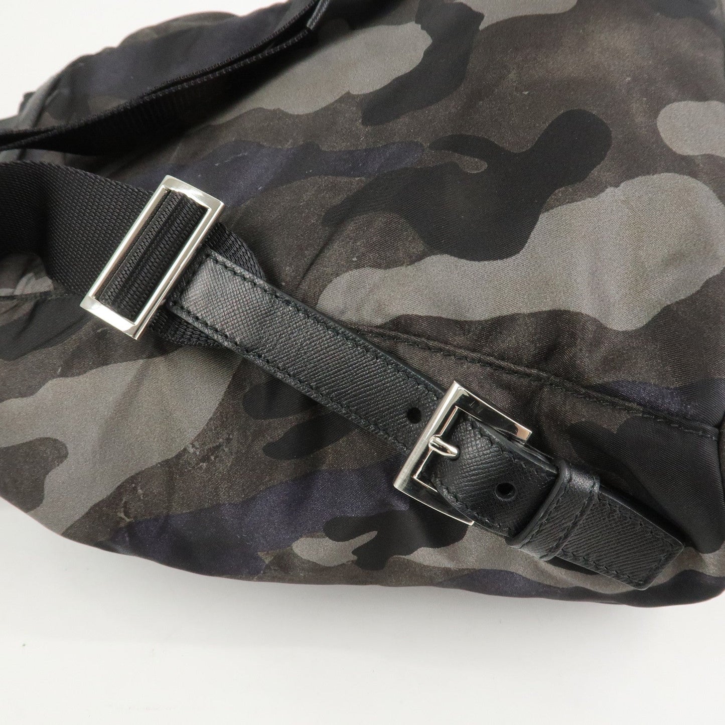Prada Triangle Logo Nylon Camouflage Backpack Ruck Sack BZ0032【Pre-order】
