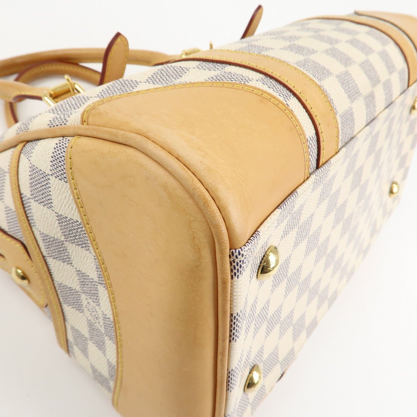 Louis Vuitton Damier Azur Leather Canvas Berkeley Hand Bag N52001【Pre-order】