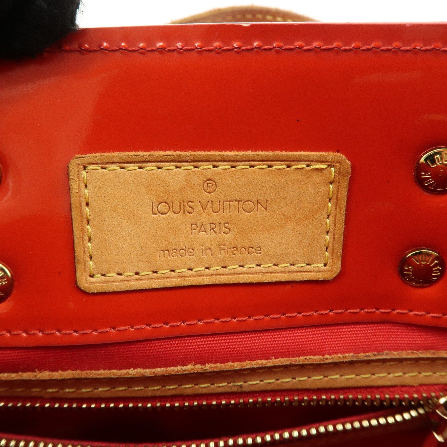 Louis Vuitton Monogram Vernis Lead PM Hand Bag Rouge M91088【Pre-order】