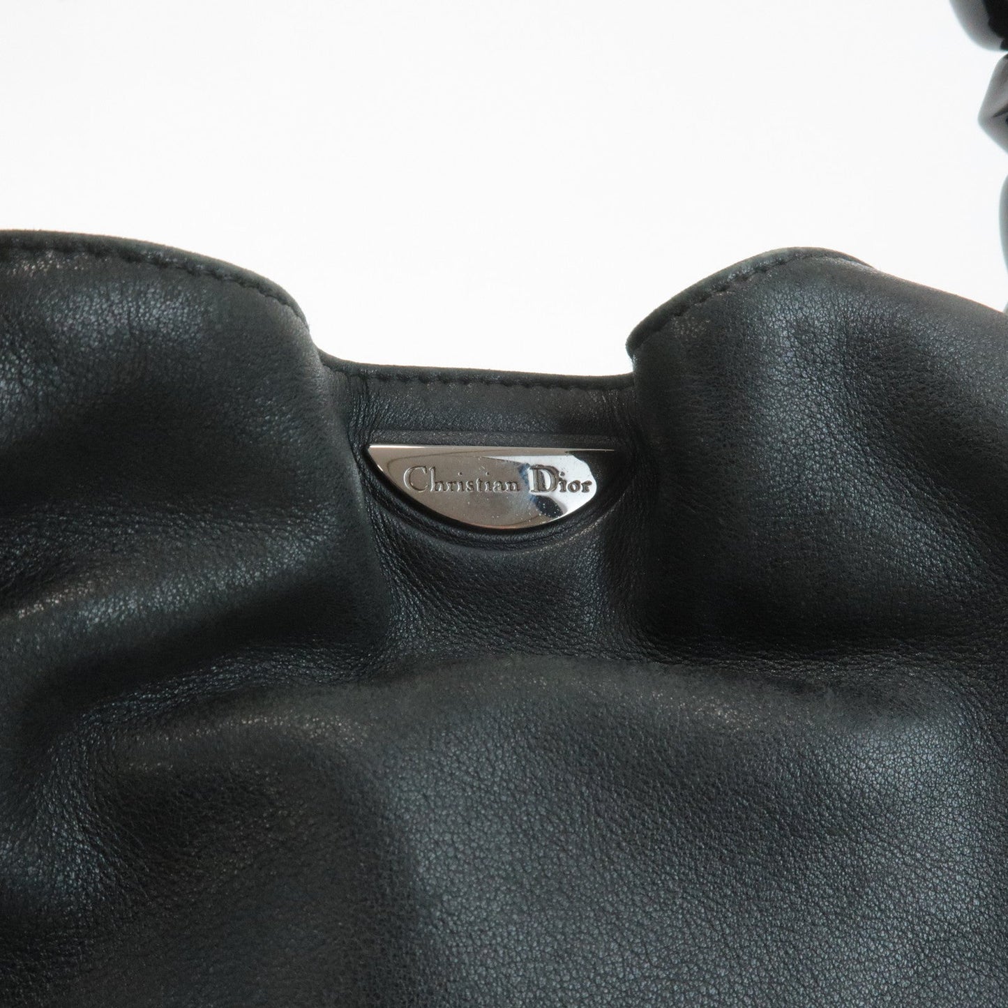 Christian Dior Maris Pearl Leather Hand Bag Tote Bag【Pre-order】