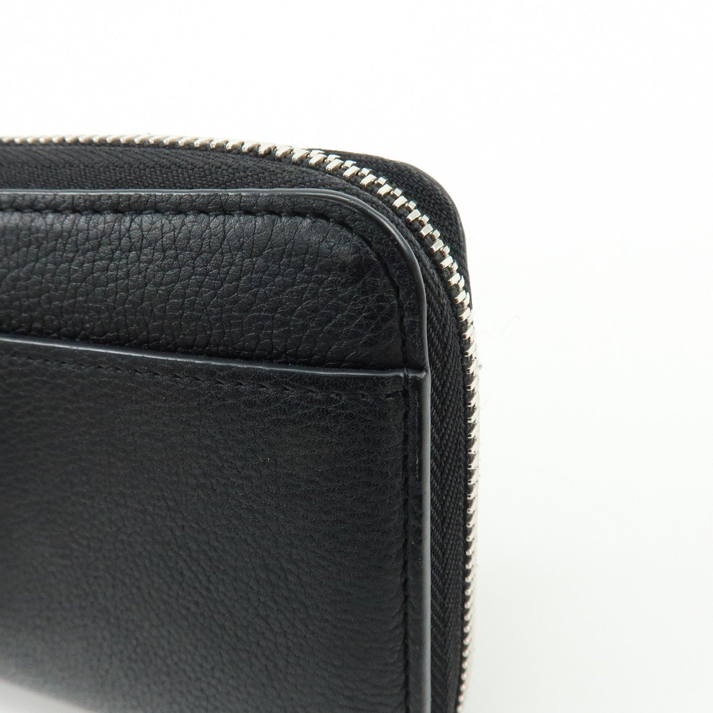 Louis Vuitton Leather Lockme Round Zippy Long Wallet Noir M62622【Pre-order】