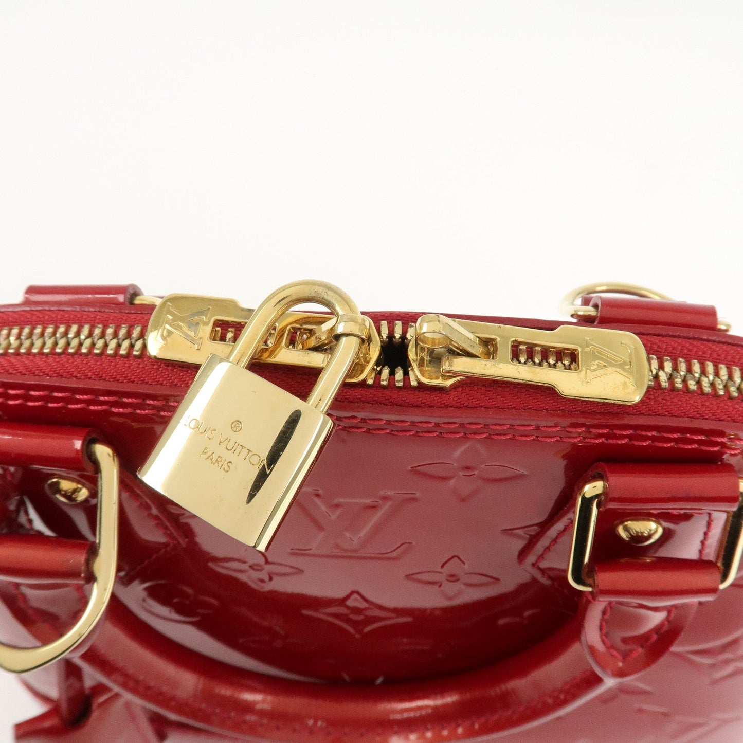 Louis Vuitton Monogram Vernis Alma BB 2Way Bag Red POMME D'AMOUR M91606【Pre-order】