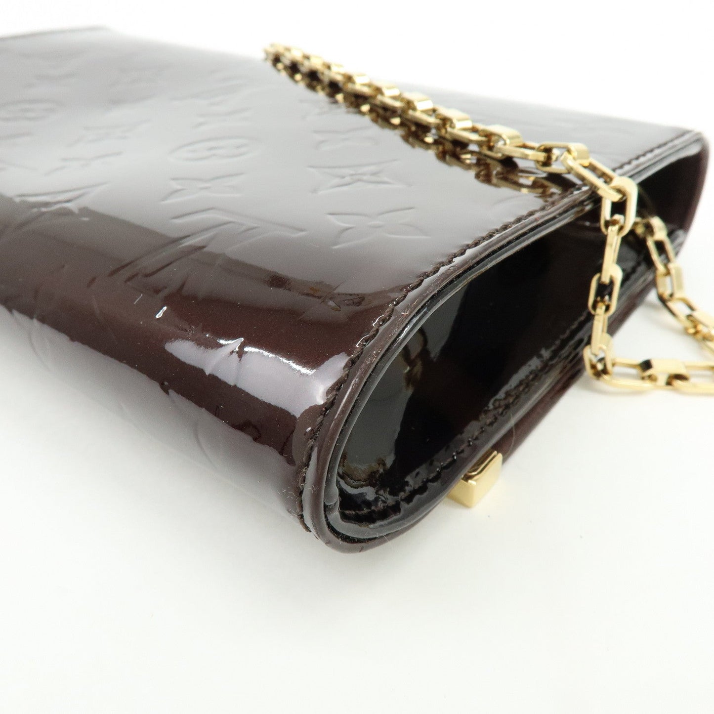 Louis Vuitton Monogram Vernis Clutch Ana Clutch Bag Amarante M90093【Pre-order】