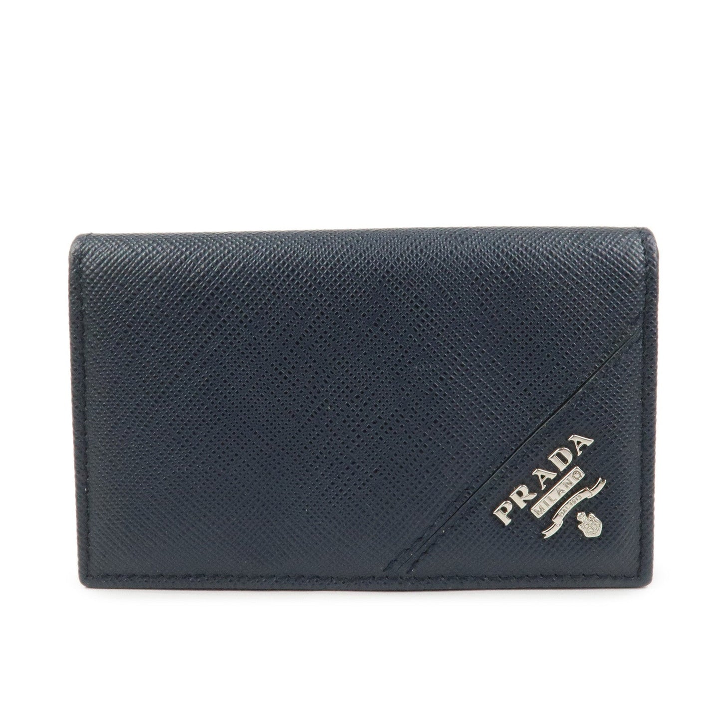 Prada Saffiano Leather Card Case Card Holder Navy 2MC122【Pre-order】