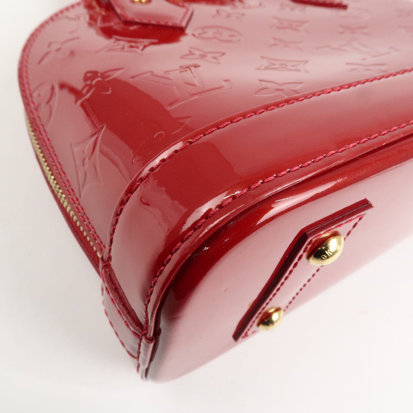 Louis Vuitton Monogram Vernis Alma BB 2Way Bag Red POMME D'AMOUR M91606【Pre-order】