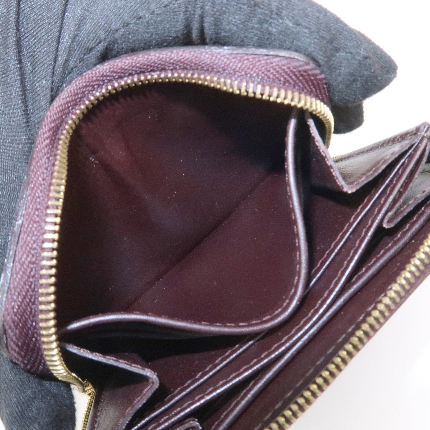 Louis Vuitton Monogram Vernis Zippy Coin Purse Amarante M93607【Pre-order】