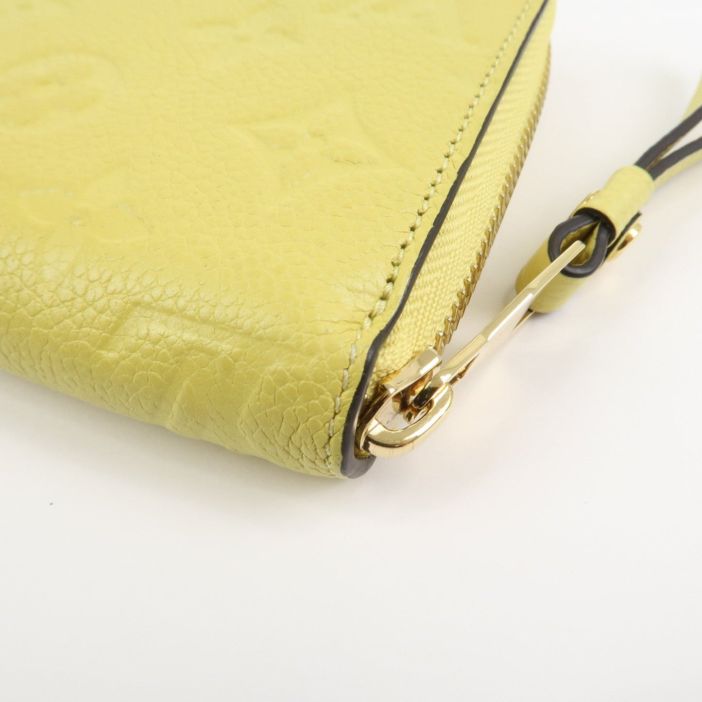 Louis Vuitton Monogram Empreinte Round Zippy Wallet Jaune M82043【Pre-order】