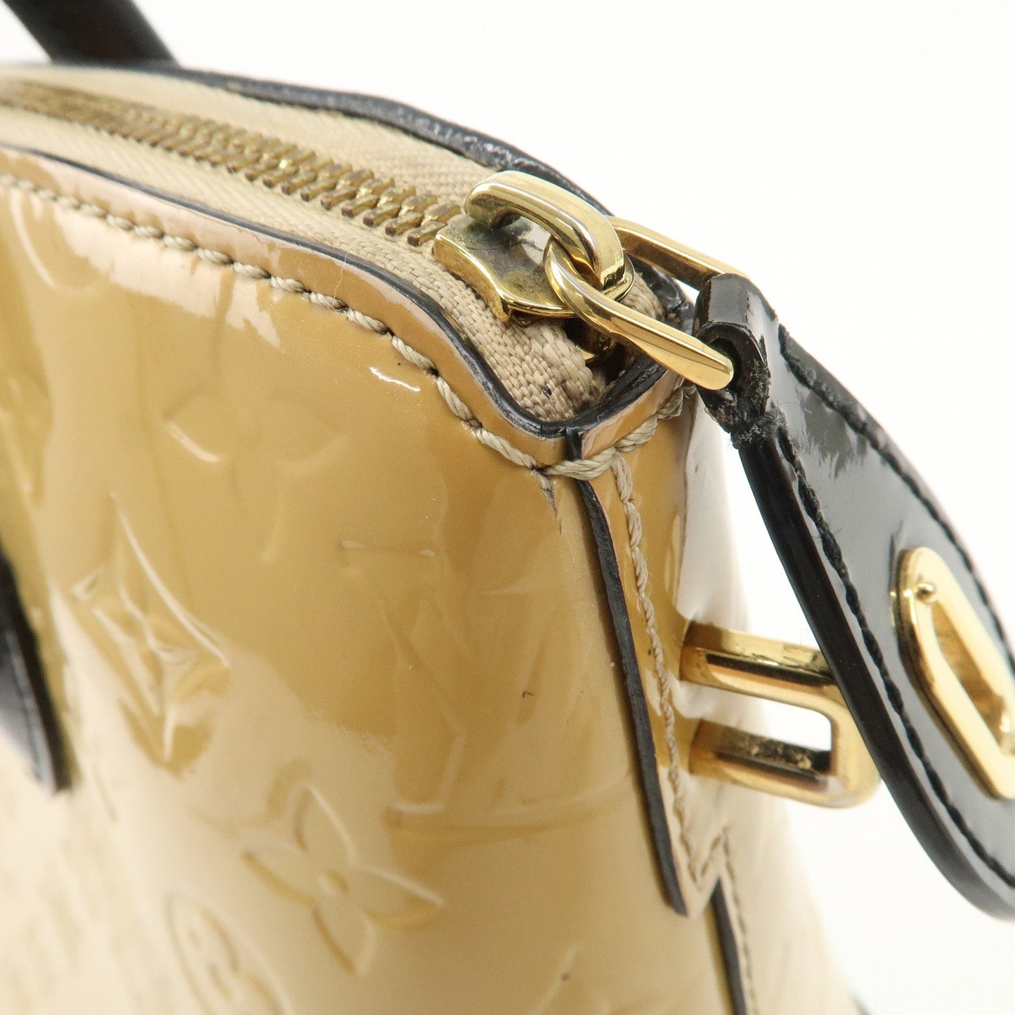 Louis Vuitton Monogram Verni Lockit PM Hand Bag Dune M90251【Pre-order】