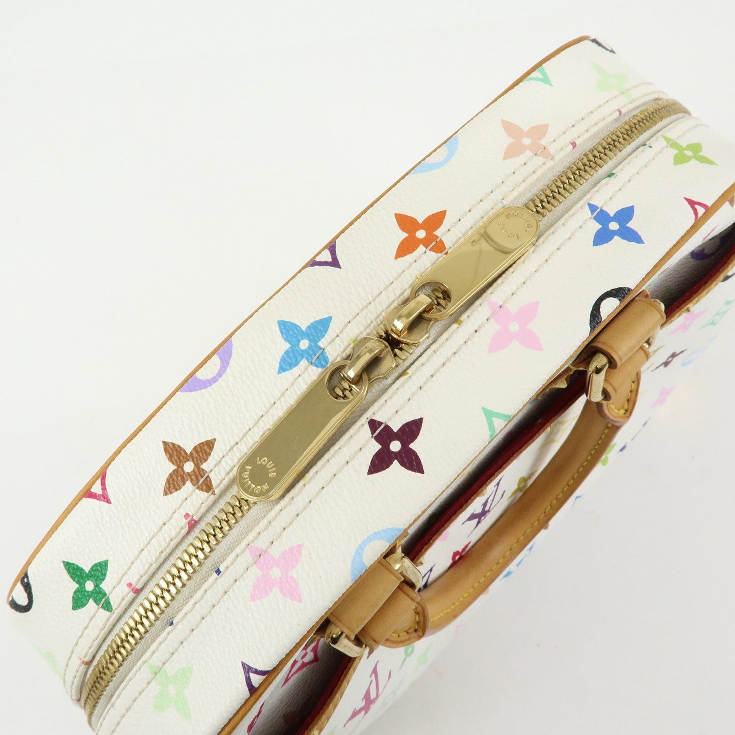 Louis Vuitton Monogram Multicolor Trouville Hand Bag Blanc M92663【Pre-order】