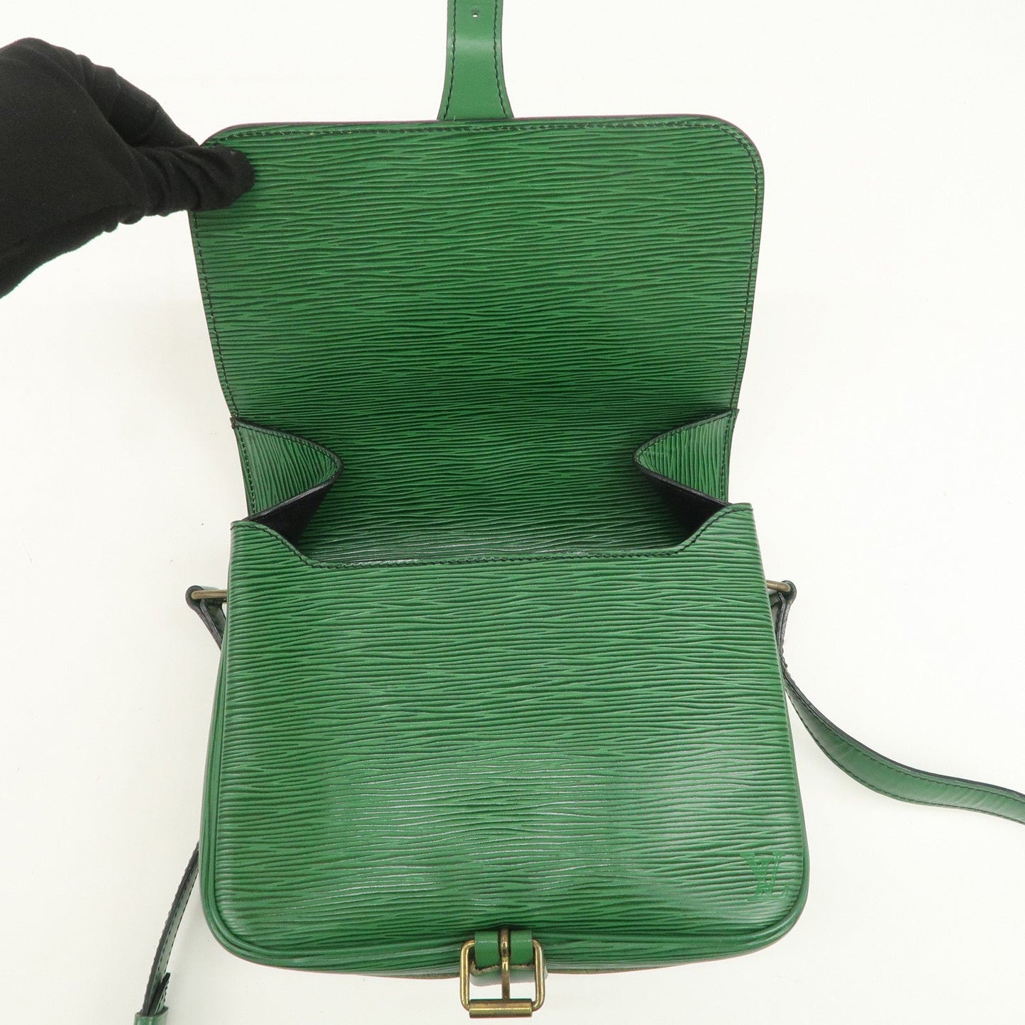 Louis Vuitton Epi Cartouchiere MM Shoulder Bag Borneo Green M52244【Pre-order】