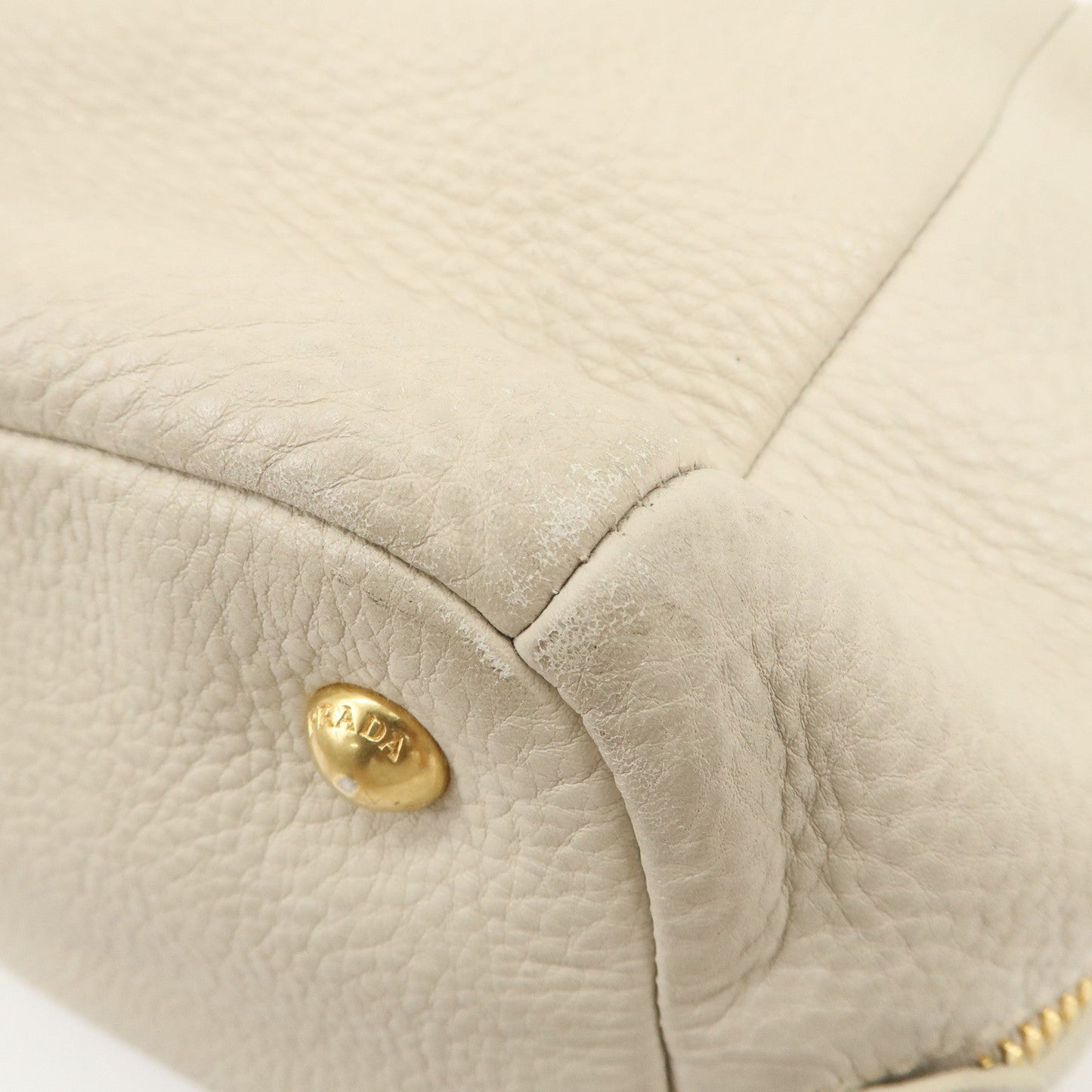 Prada Logo 2Way Bag Hand Bag Shoulder Bag Ivory【Pre-order】