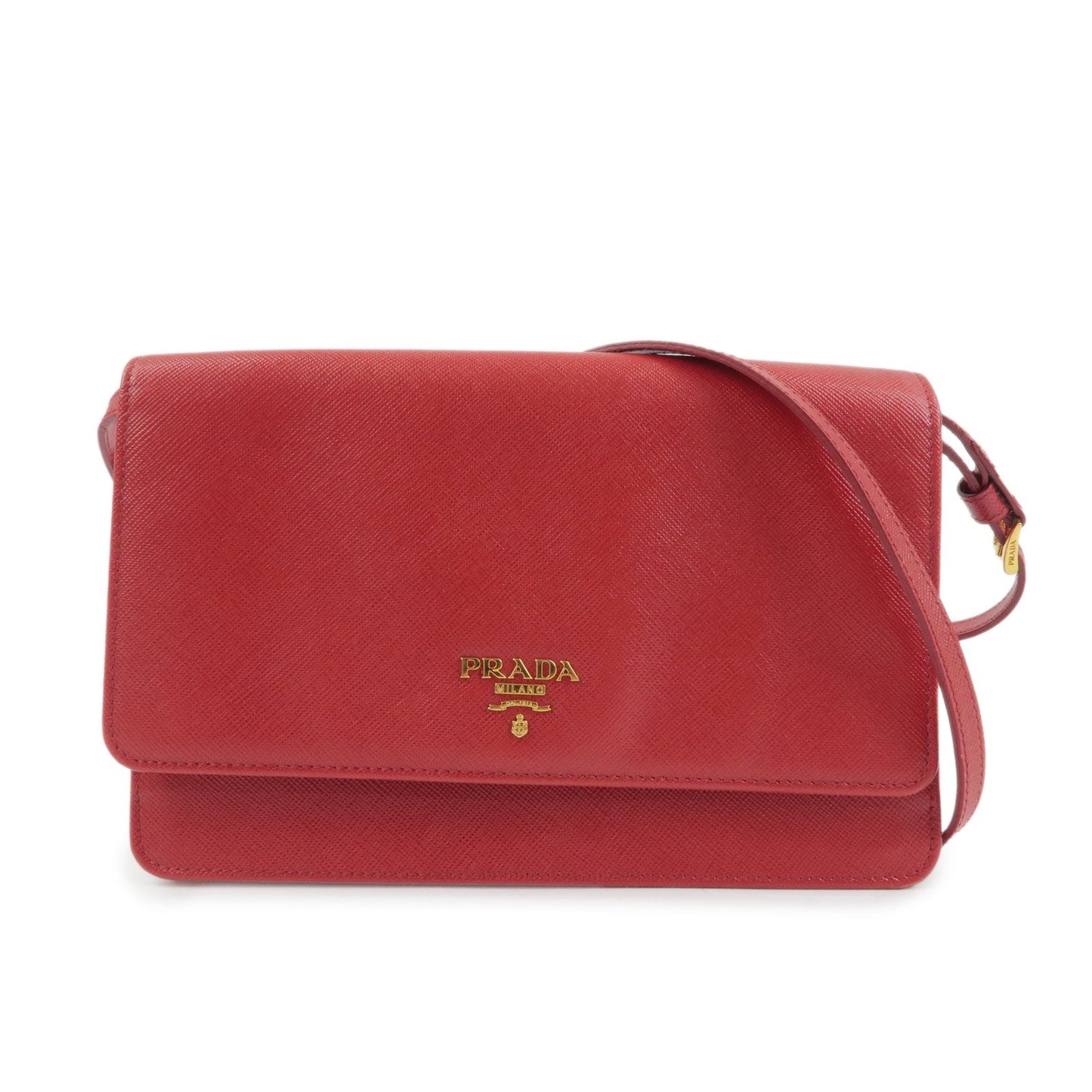 Prada Saffiano Leather Shoulder Bag Crossbody Bag Red 1M1361【Pre-order】