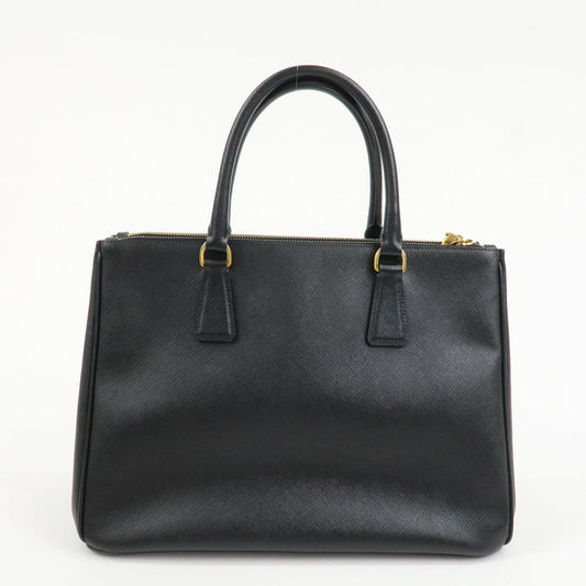 Prada Triangle Logo Galleria Saffiano Leather 2Way Bag Black【Pre-order】