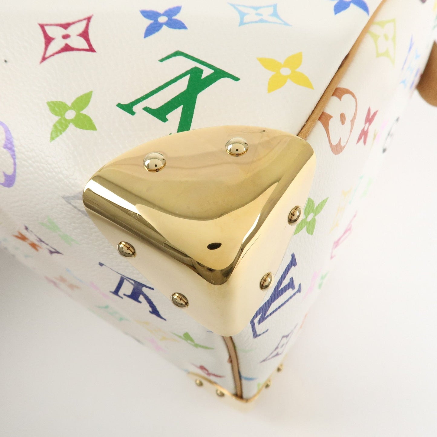 Louis Vuitton Monogram Multicolor Speedy 30 Hand Bag Blanc M92643【Pre-order】
