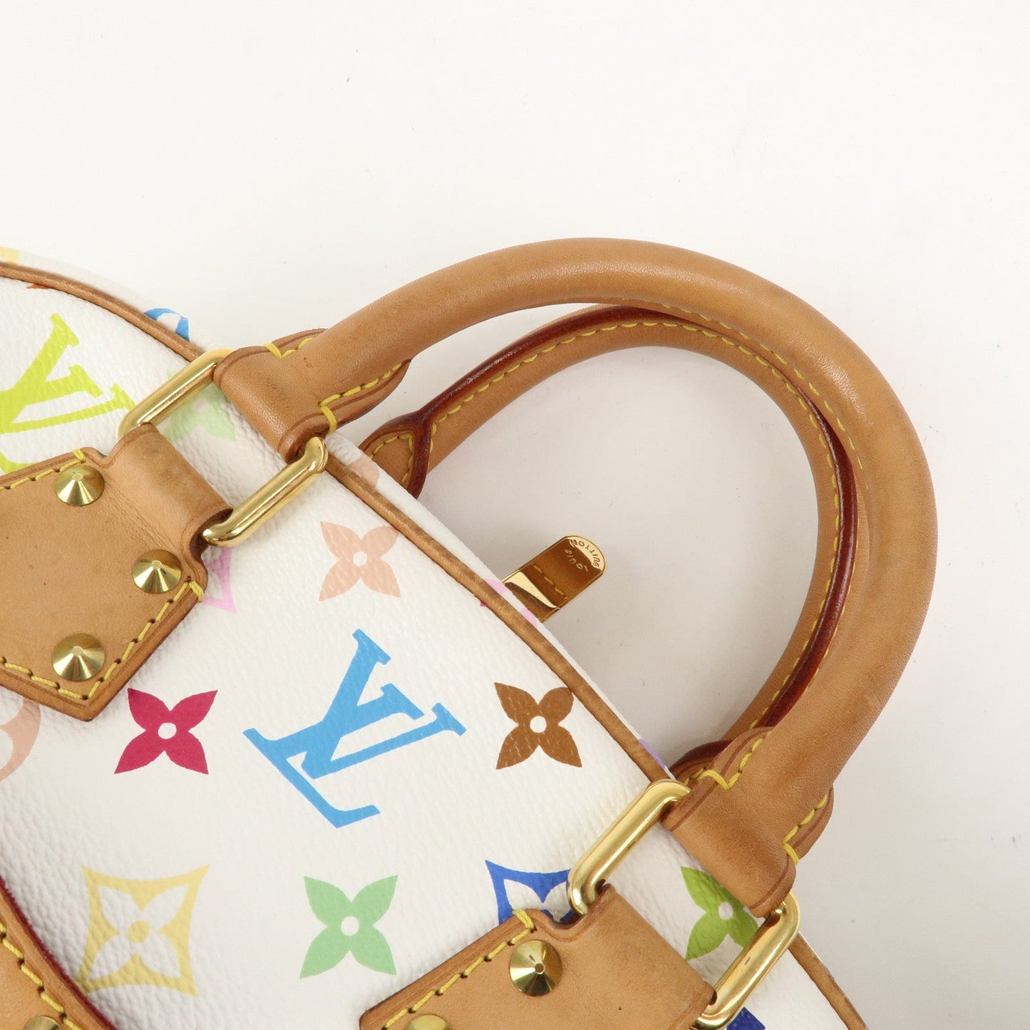 Louis Vuitton Monogram Multicolor Trouville Hand Bag Blanc M92663【Pre-order】