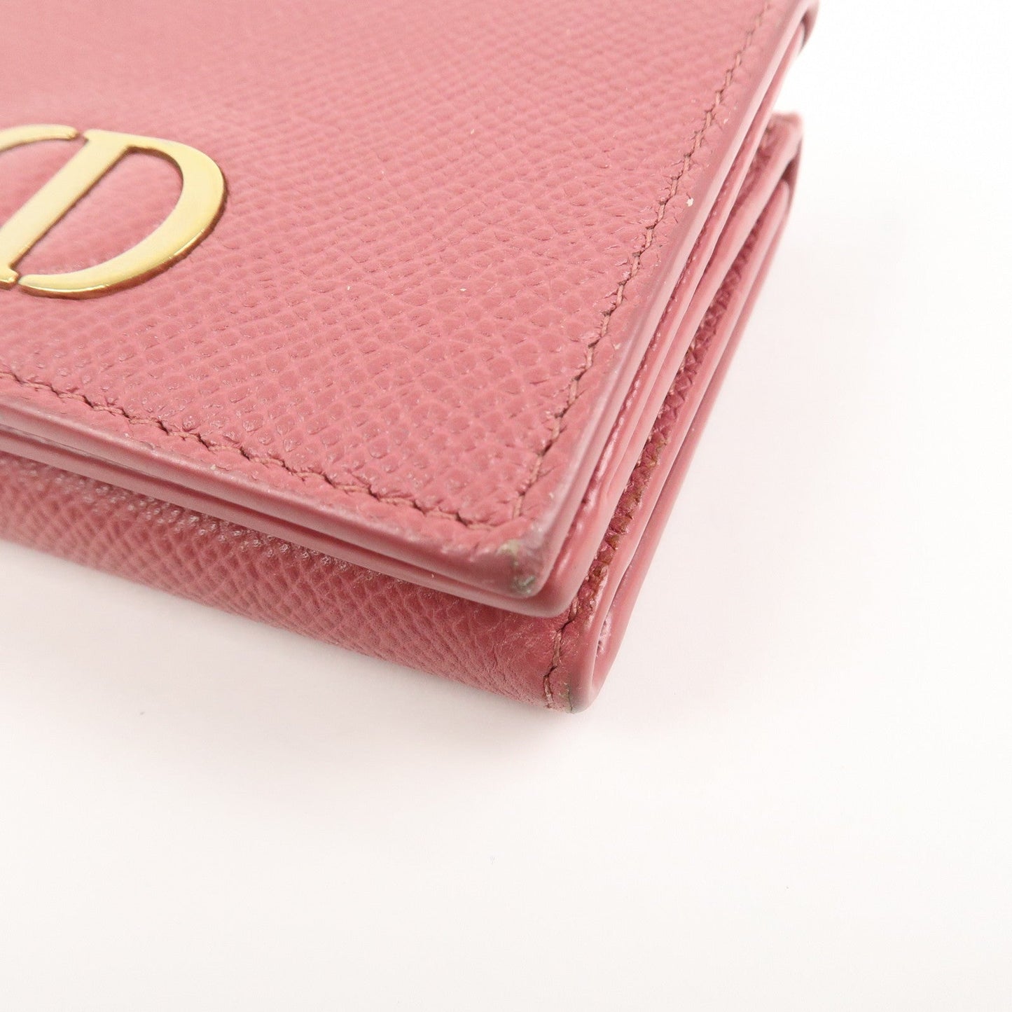 Christian Dior Logo Leather Tri-fold Small Compact Wallet【Pre-order】