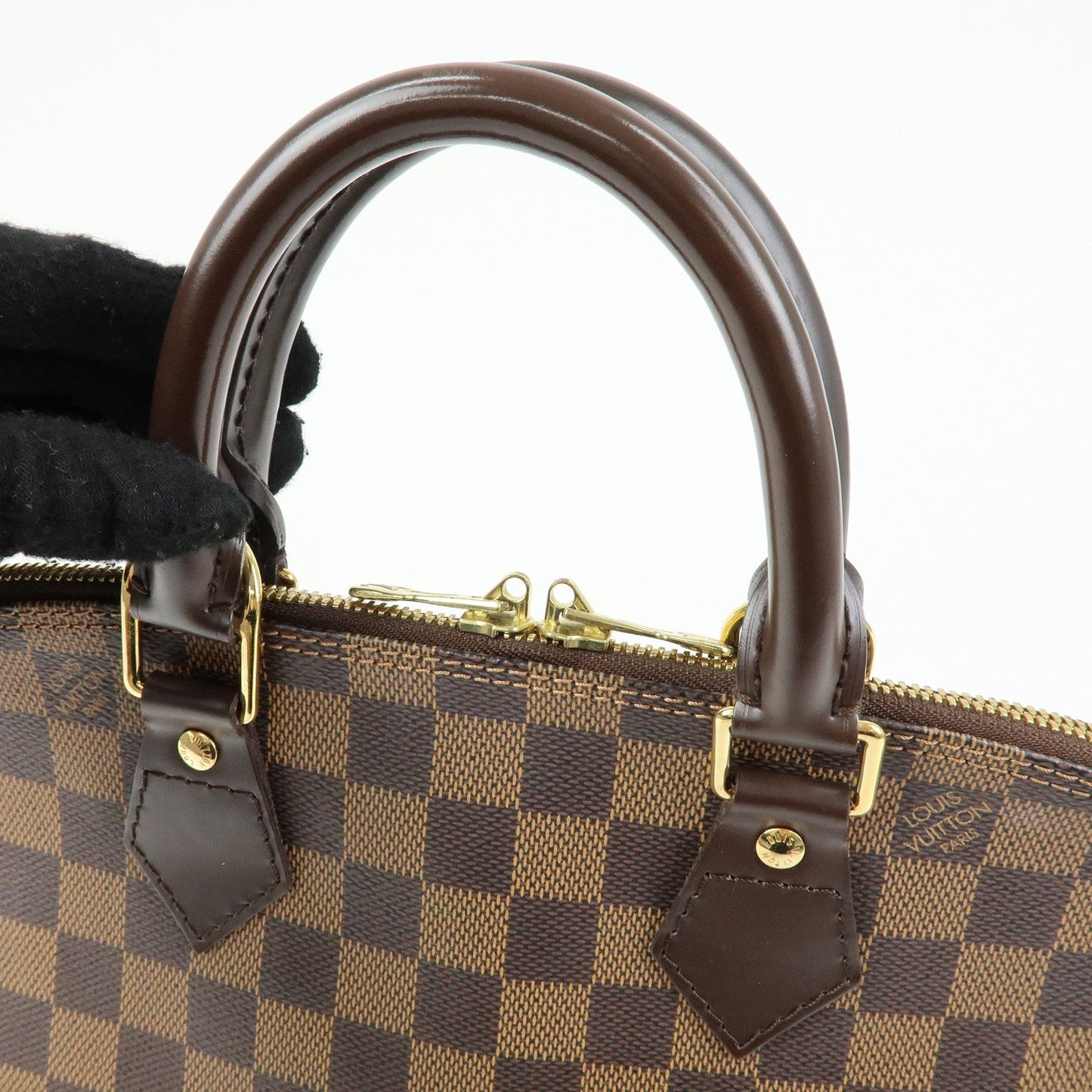 Louis Vuitton Damier Canvas Leather Alma PM Hand Bag Brown N51131【Pre-order】