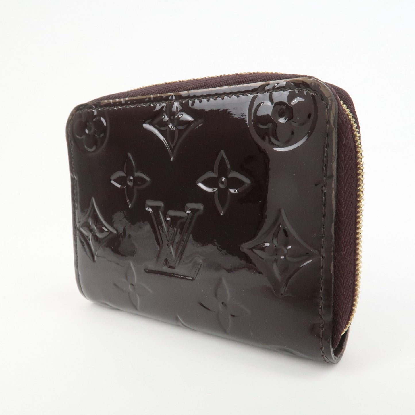 Louis Vuitton Monogram Vernis Zippy Coin Purse Amarante M93607【Pre-order】
