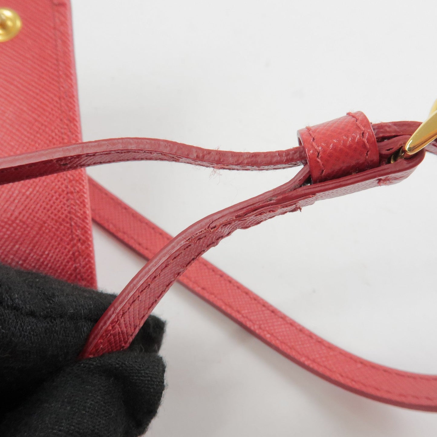 Prada Saffiano Leather Shoulder Bag Crossbody Bag Red 1M1361【Pre-order】