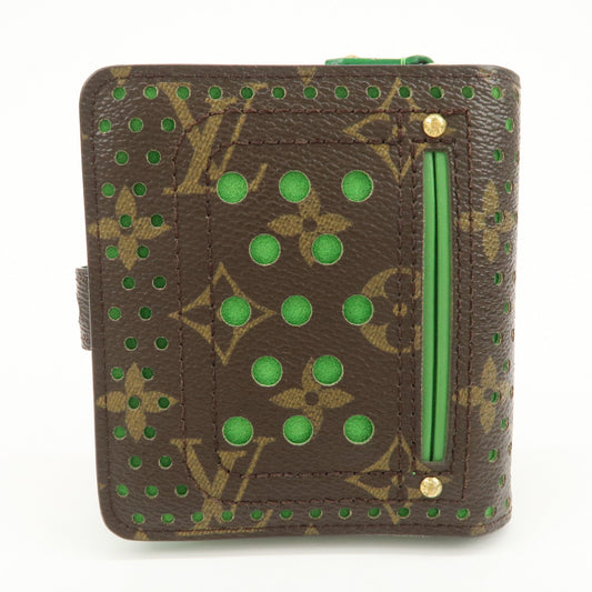 Louis Vuitton Monogram Perfor Compact Zip Bi-fold Wallet M95218【Pre-order】