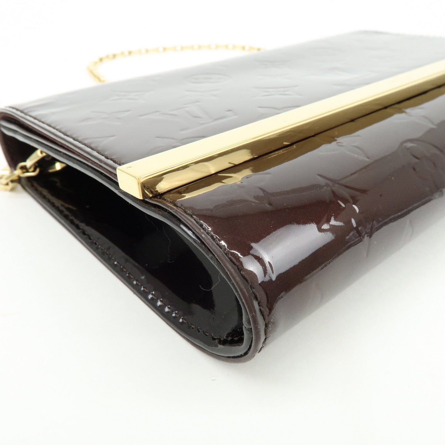Louis Vuitton Monogram Vernis Clutch Ana Clutch Bag Amarante M90093【Pre-order】