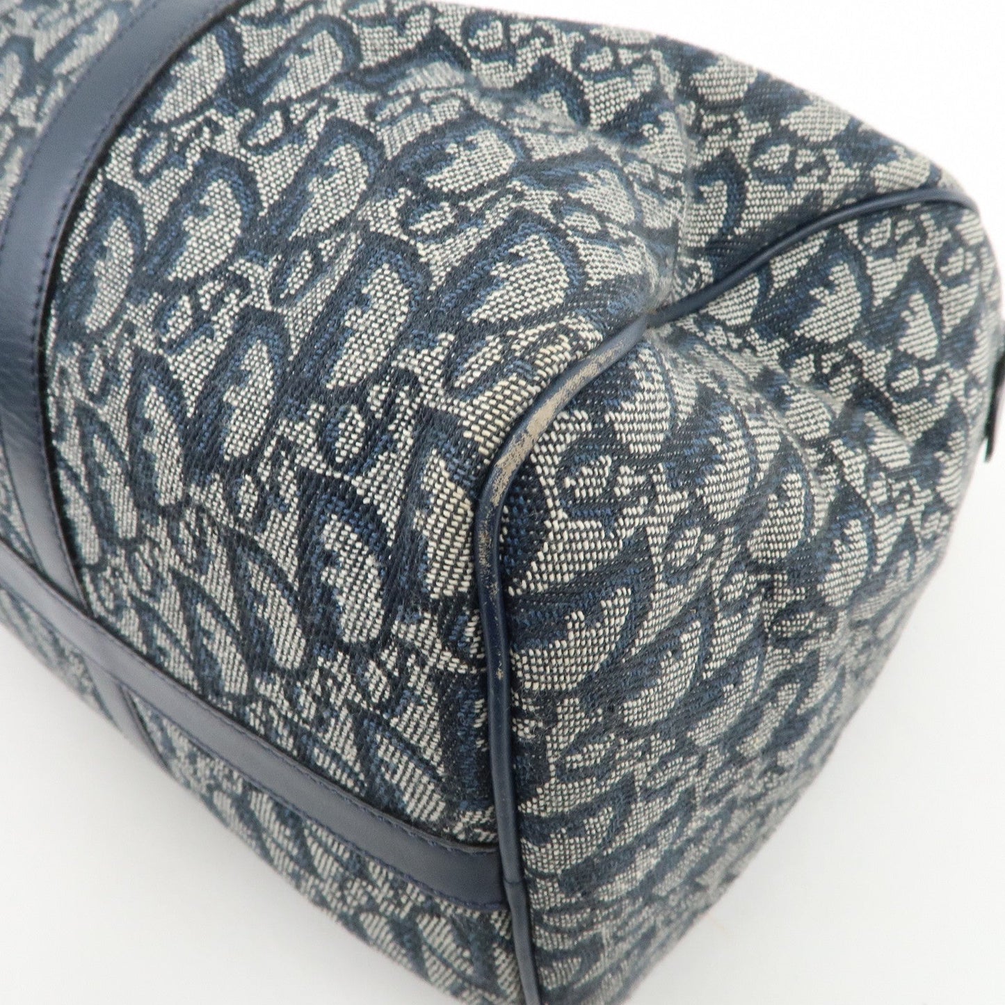 Christian Dior Trotter Jacquard Canvas Leather Boston Bag【Pre-order】
