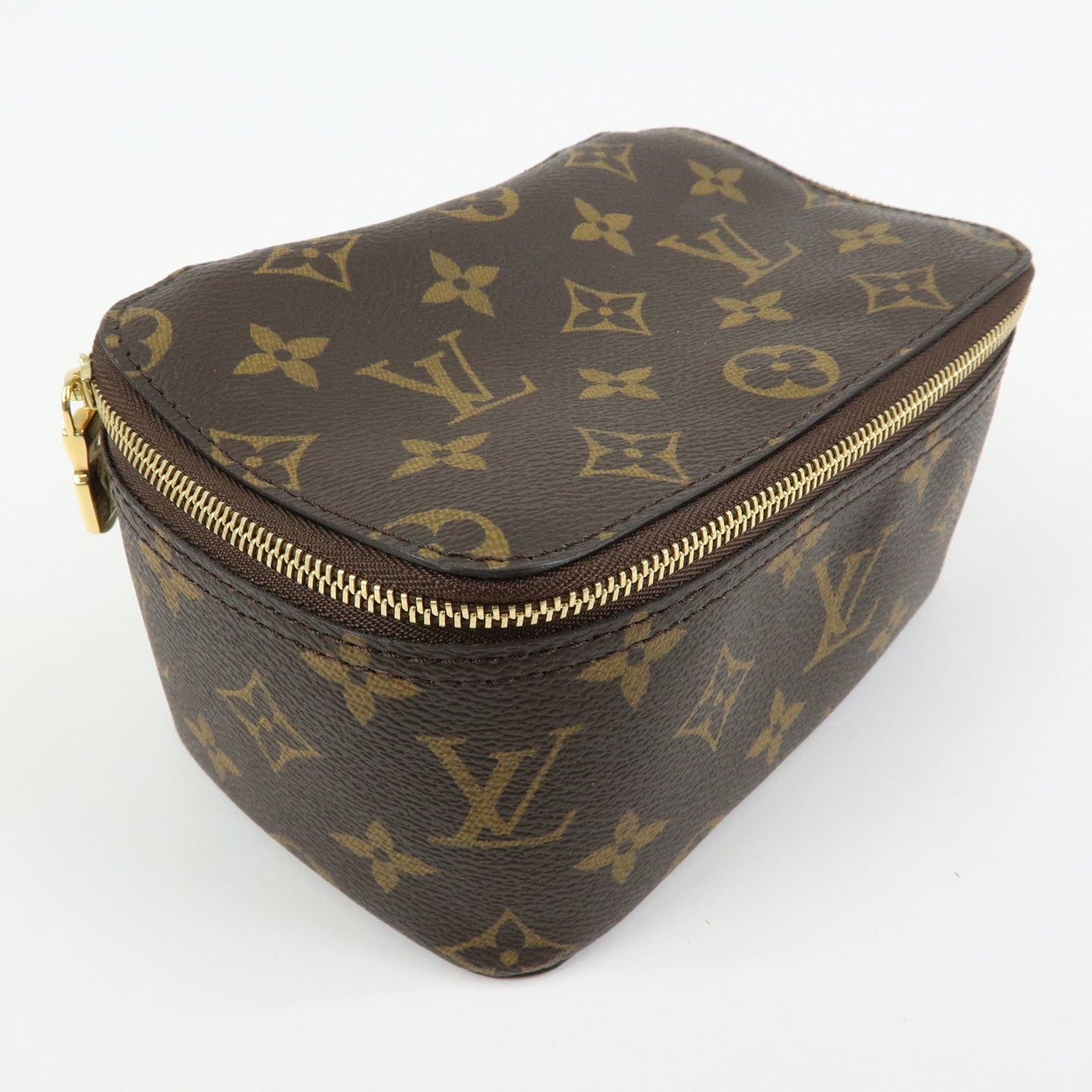 Louis Vuitton Monogram Cube de Rangement PM Pouch Brown M43688【Pre-order】