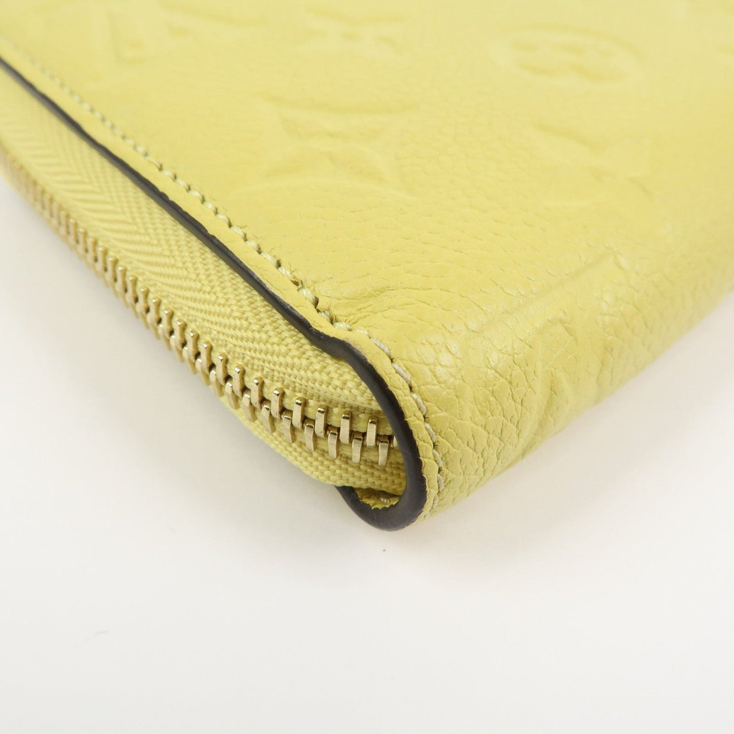 Louis Vuitton Monogram Empreinte Round Zippy Wallet Jaune M82043【Pre-order】