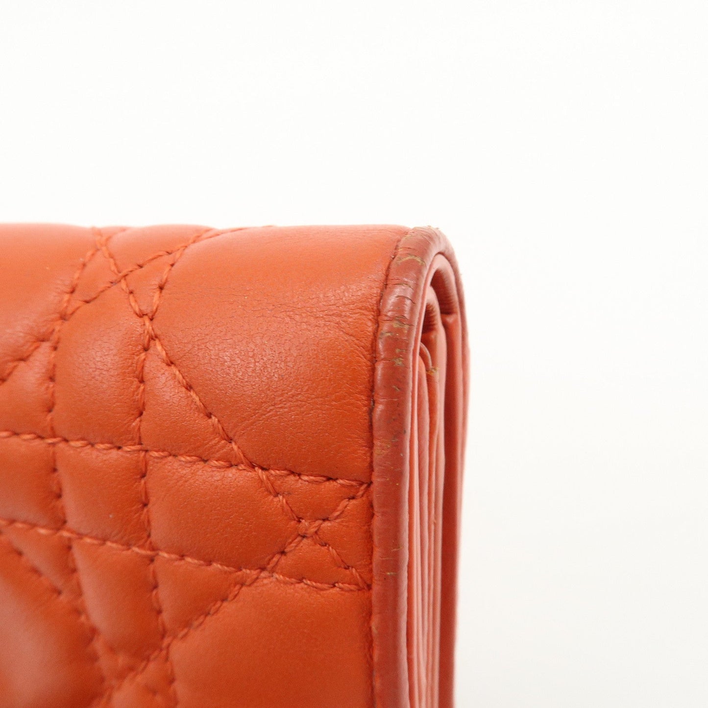 Christian Dior Lady Dior Cannage Leather Tri-fold Compact Wallet【Pre-order】