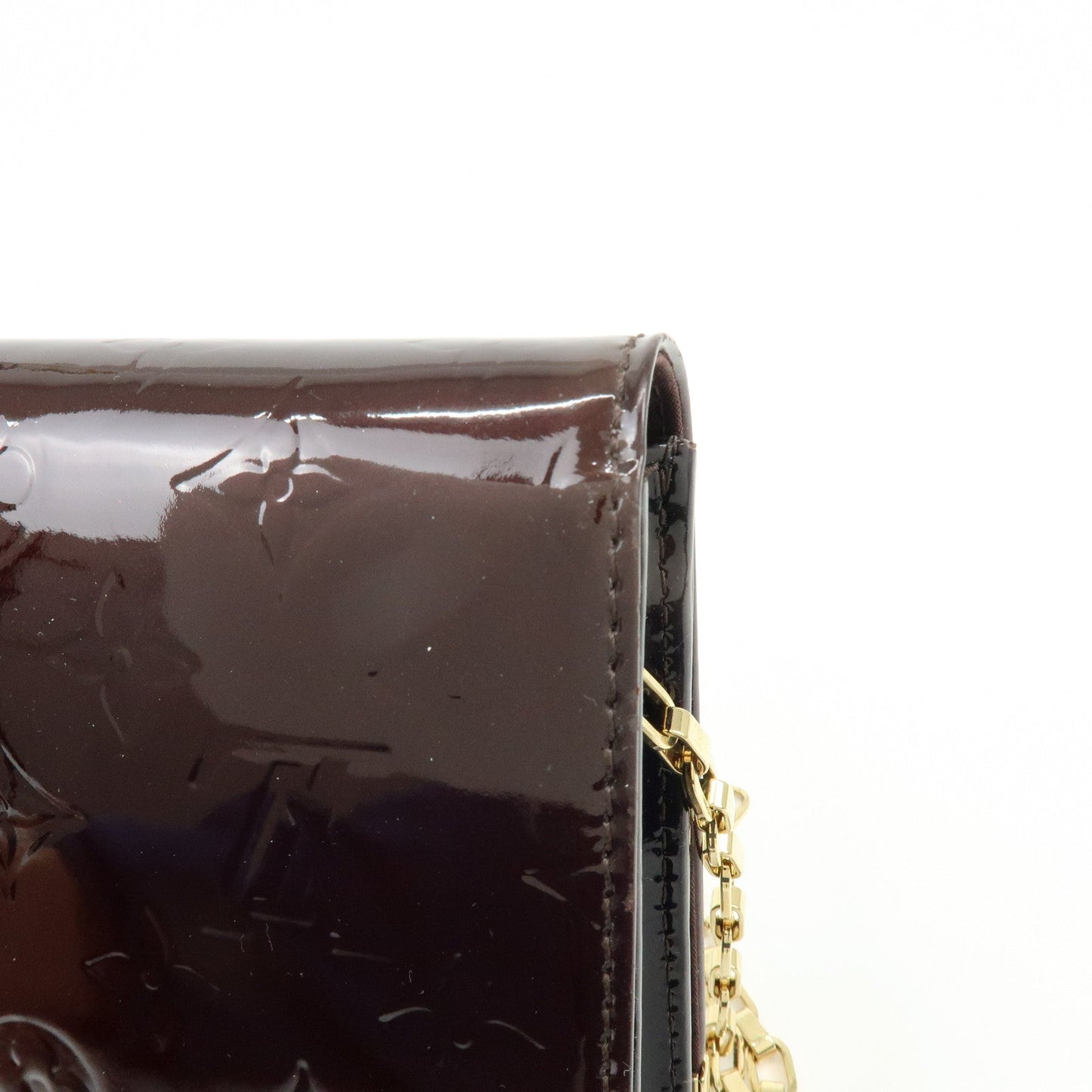 Louis Vuitton Monogram Vernis Clutch Ana Clutch Bag Amarante M90093【Pre-order】