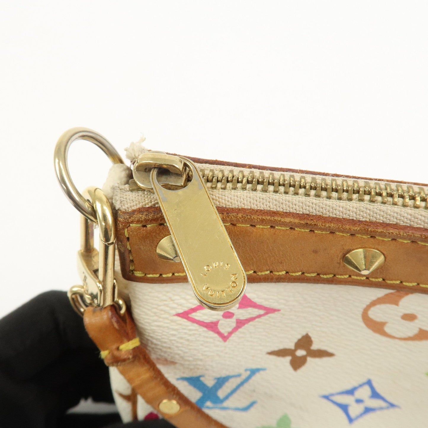 Louis Vuitton Monogram Multicolor Pochette Accessoires Blanc M92649【Pre-order】